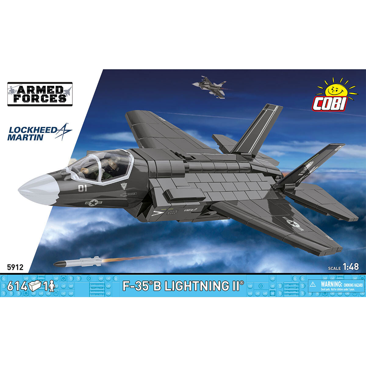 Avión de combate COBI F-35B Lightning II del Cuerpo de Marines: Conjunto n.° 5912