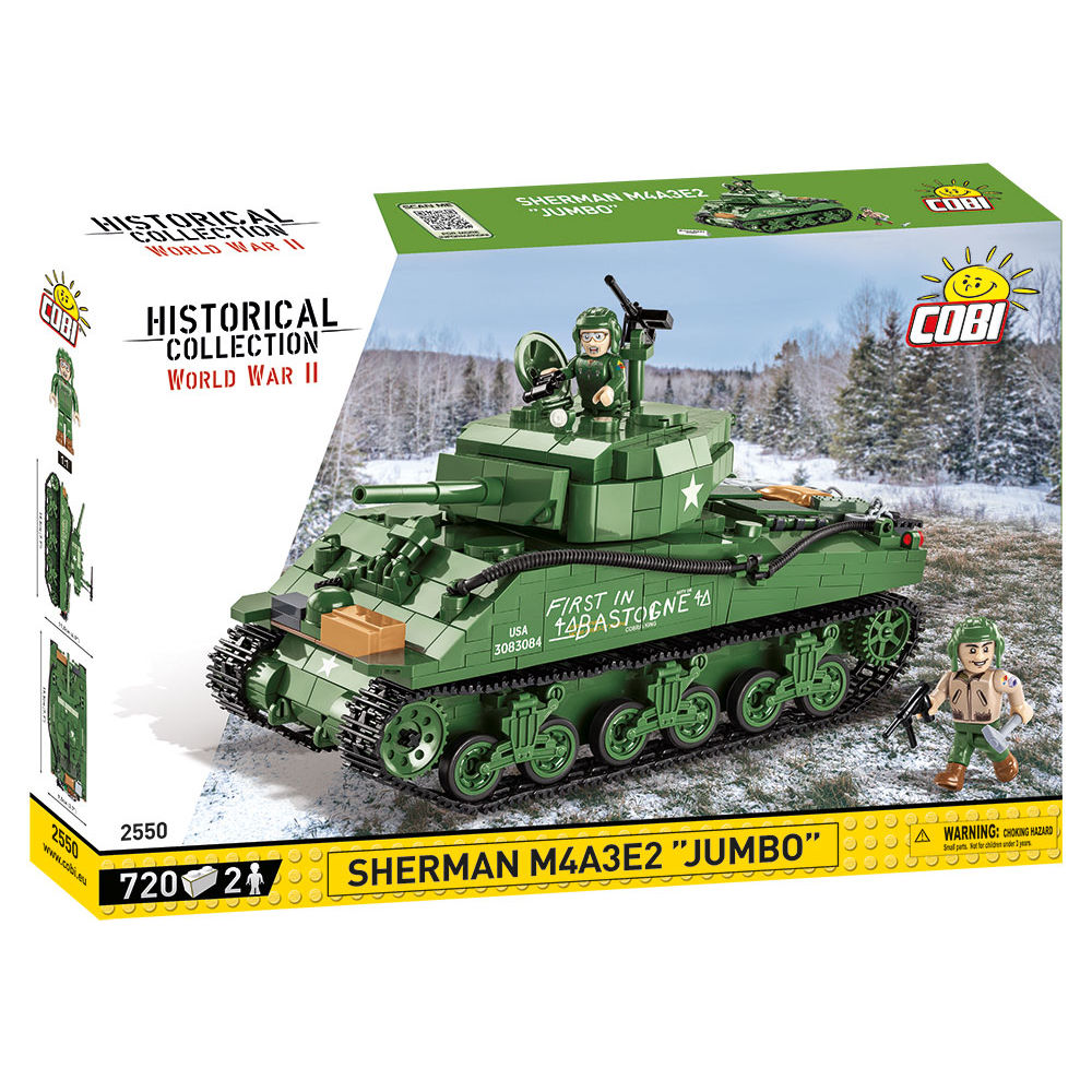Tanque COBI Sherman M4A3E2 «Jumbo»: SET #2550