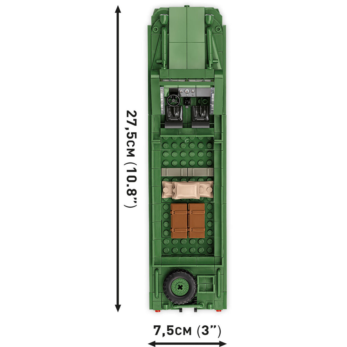 Vehículo de aterrizaje anfibio COBI Dukw: Set n.° 3110