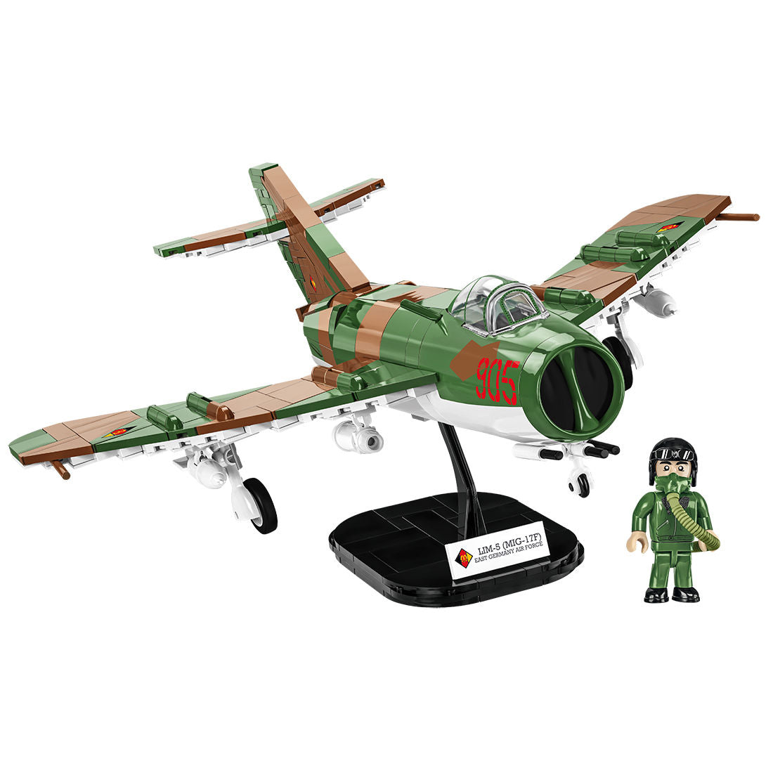 COBI LIM-5 (MIG-17F) East Germany Air Force Jet: Set #5825