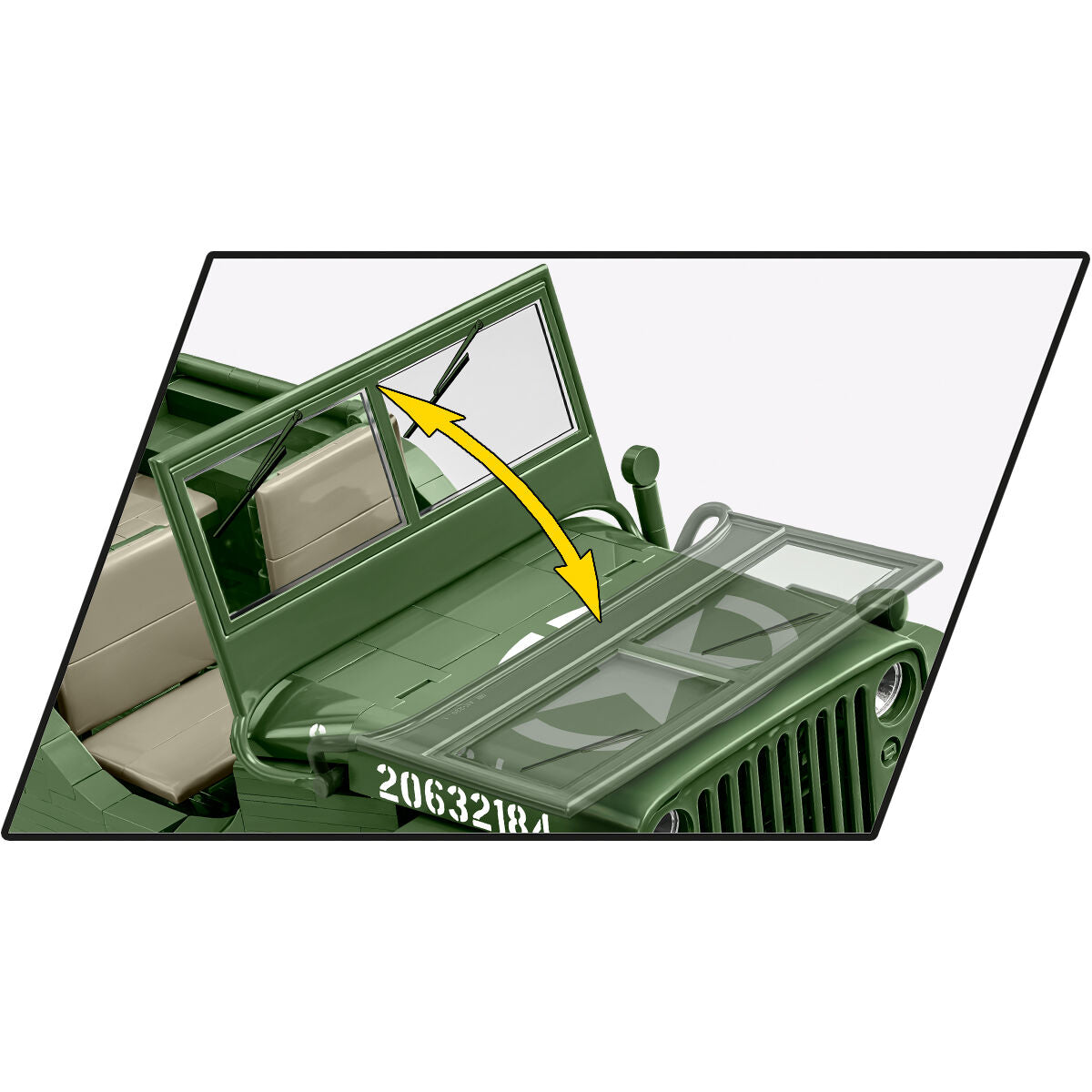 COBI EDICIÓN EJECUTIVA JEEP Willys MB y remolque: Conjunto n.° 2804
