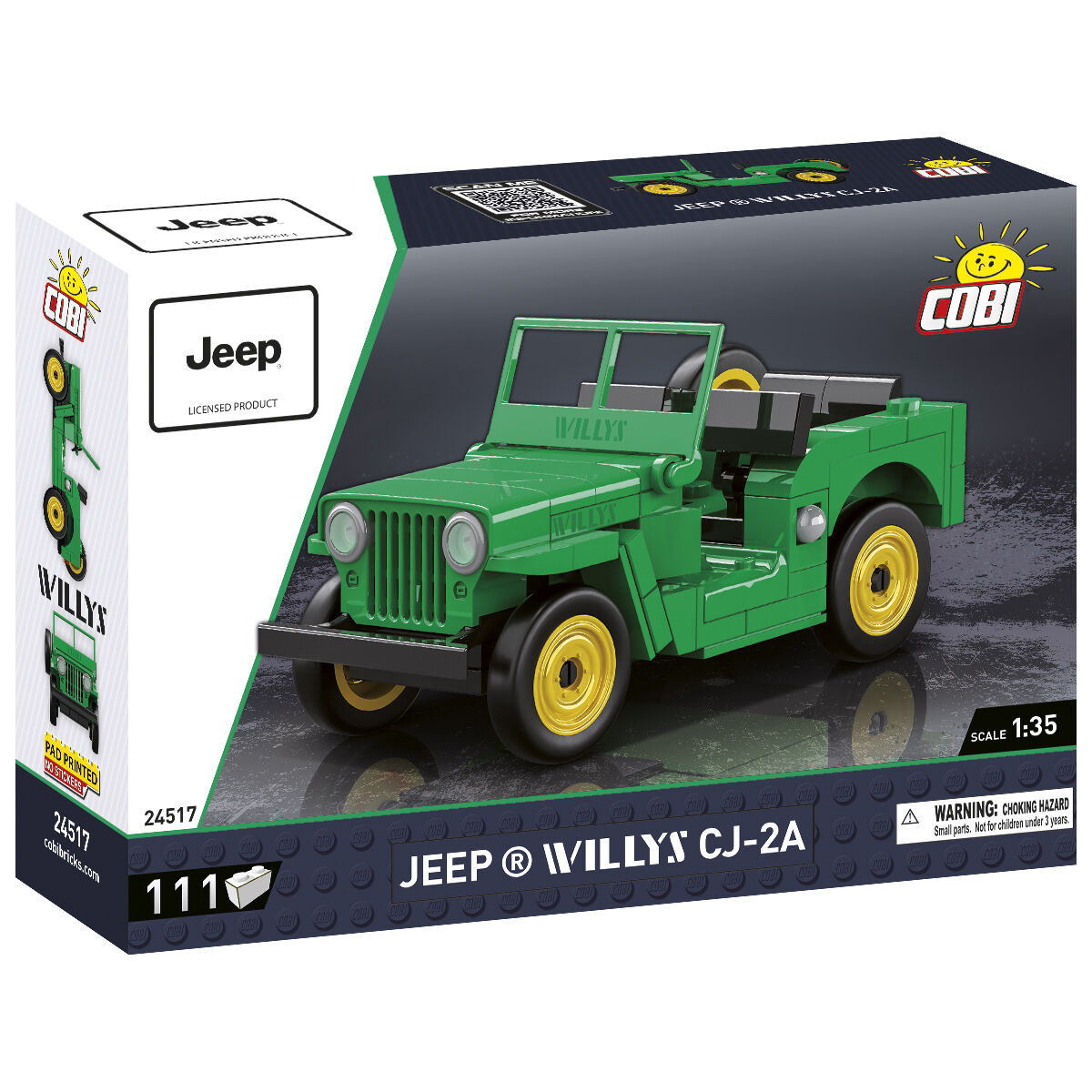 COBI JEEP Willys CJ-2A (verde): Set #24517