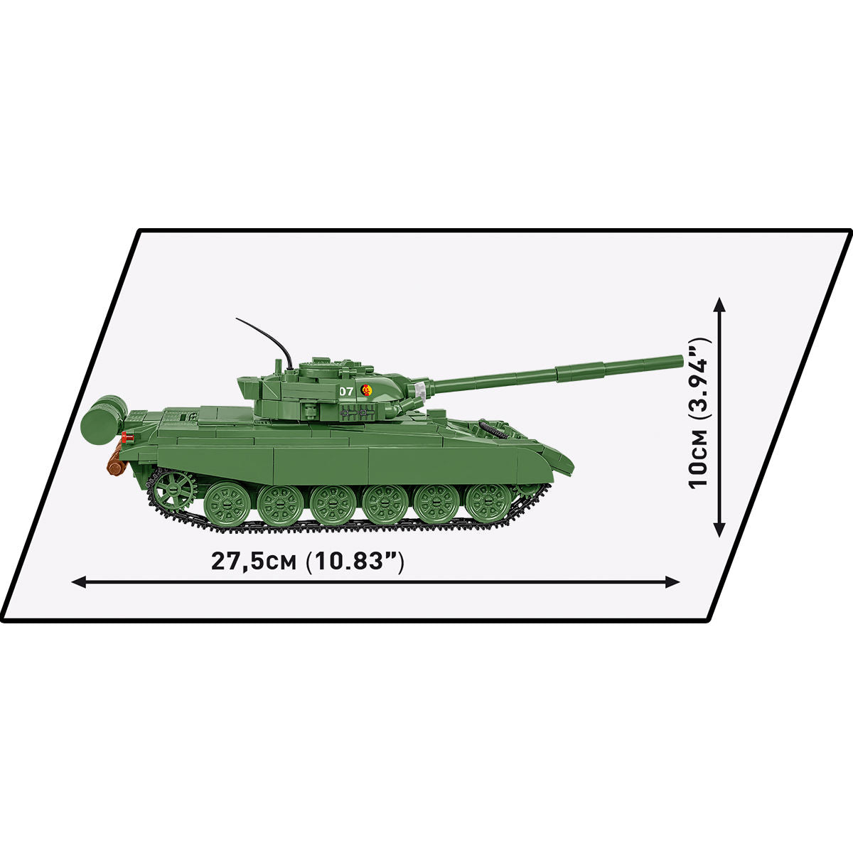 COBI T-72 (East Germany/Soviet) Tank : Set #2625
