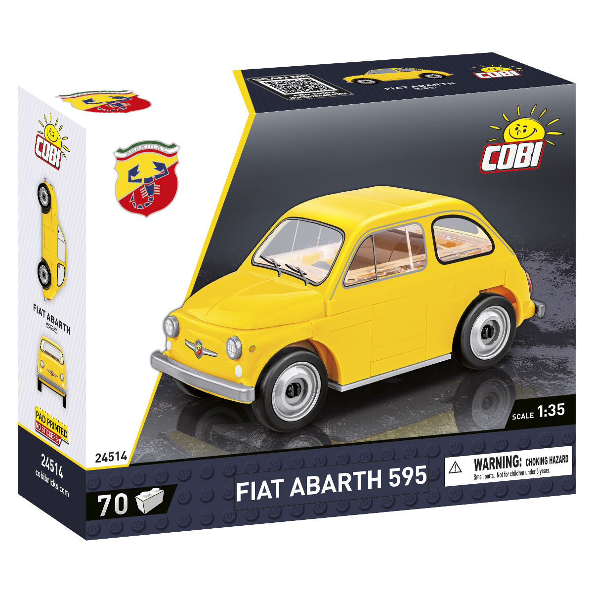 COBI Fiat Abarth 595 Car: Set #24514