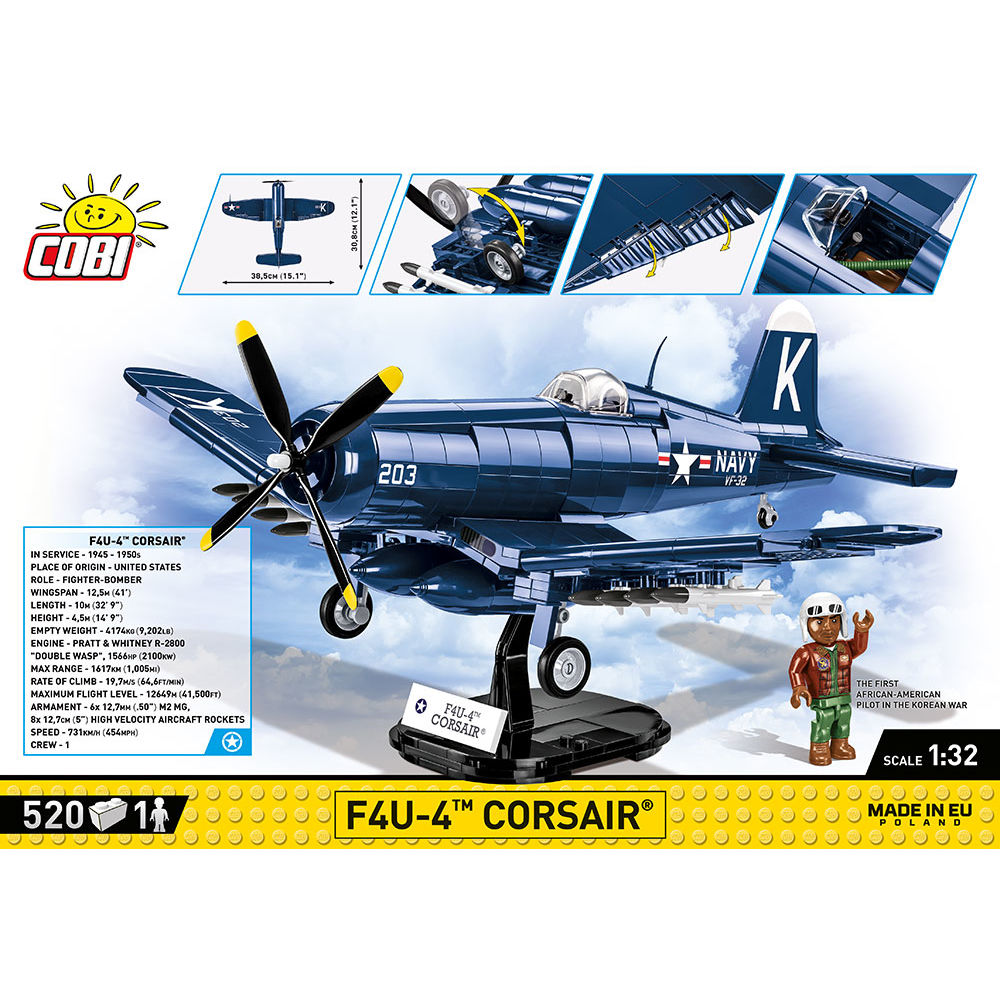 Avión Corsair COBI F4U-4: Colección n.° 2417
