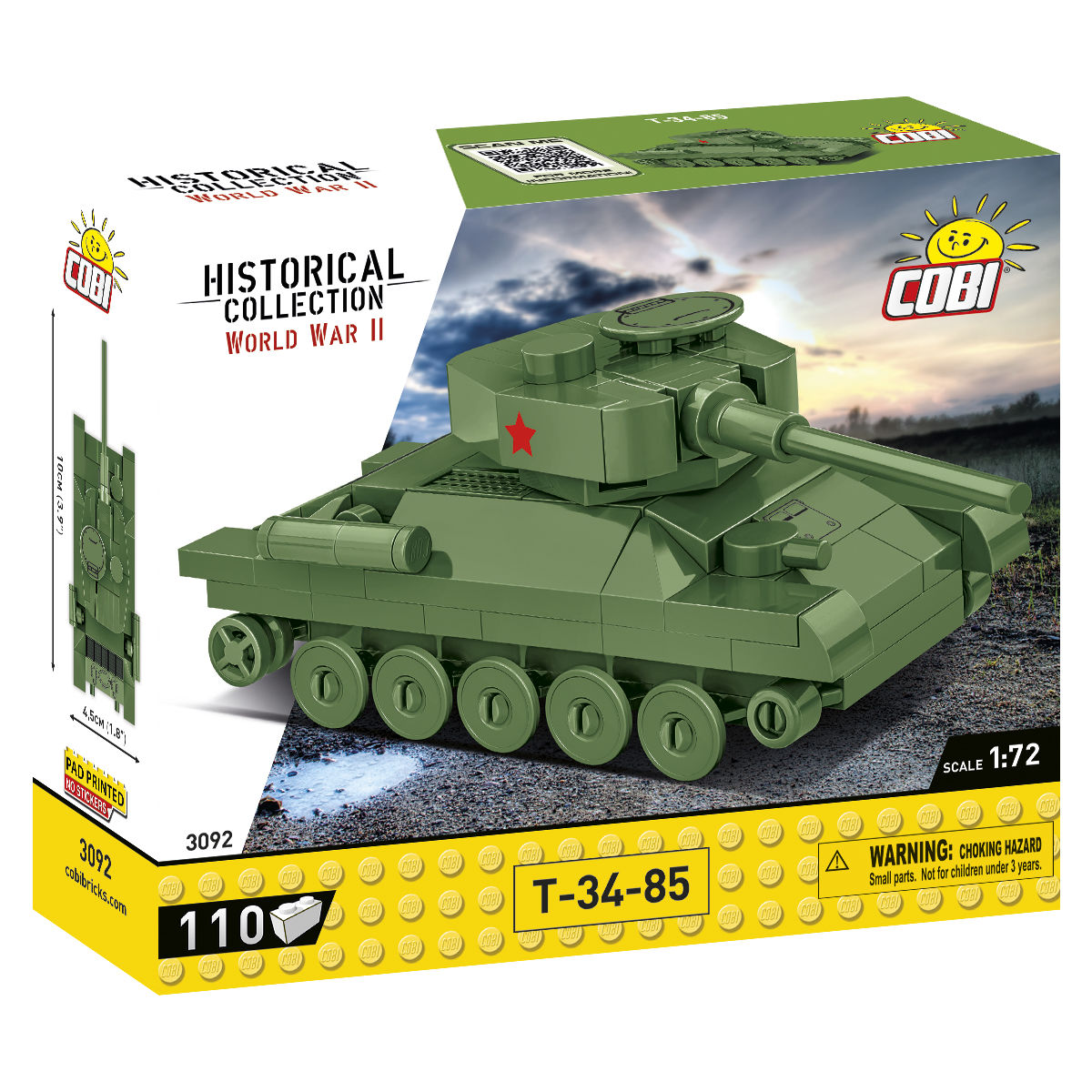 COBI Carro T-34-85 in scala 1:72: Set #3092