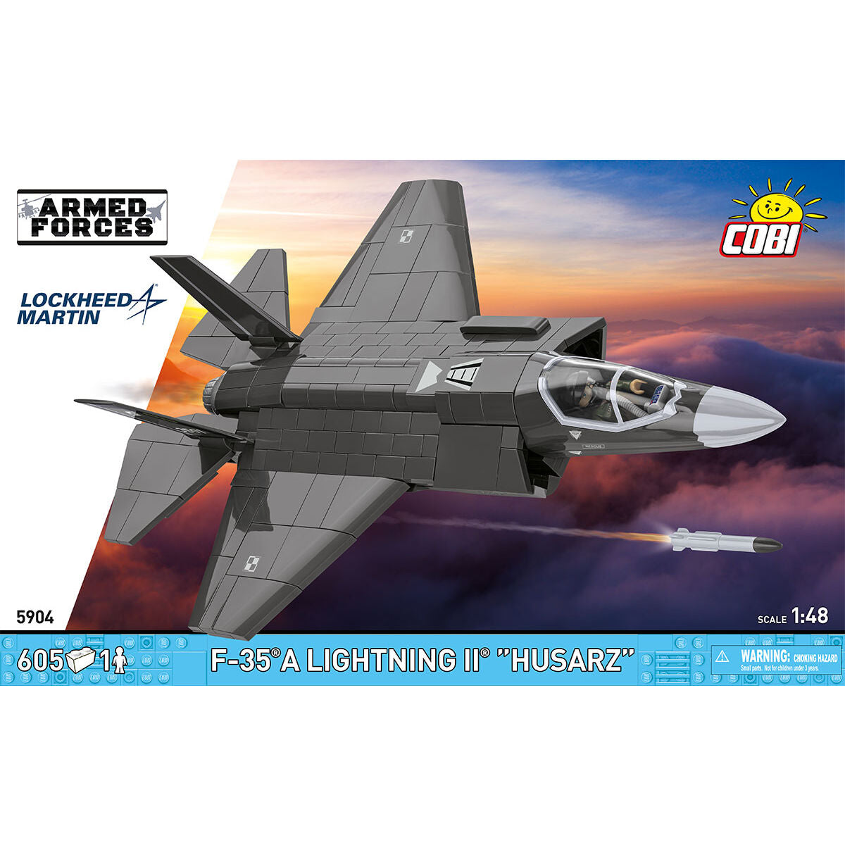 COBI F-35B Lightning II “Husarz” Caccia a reazione: Set #5904