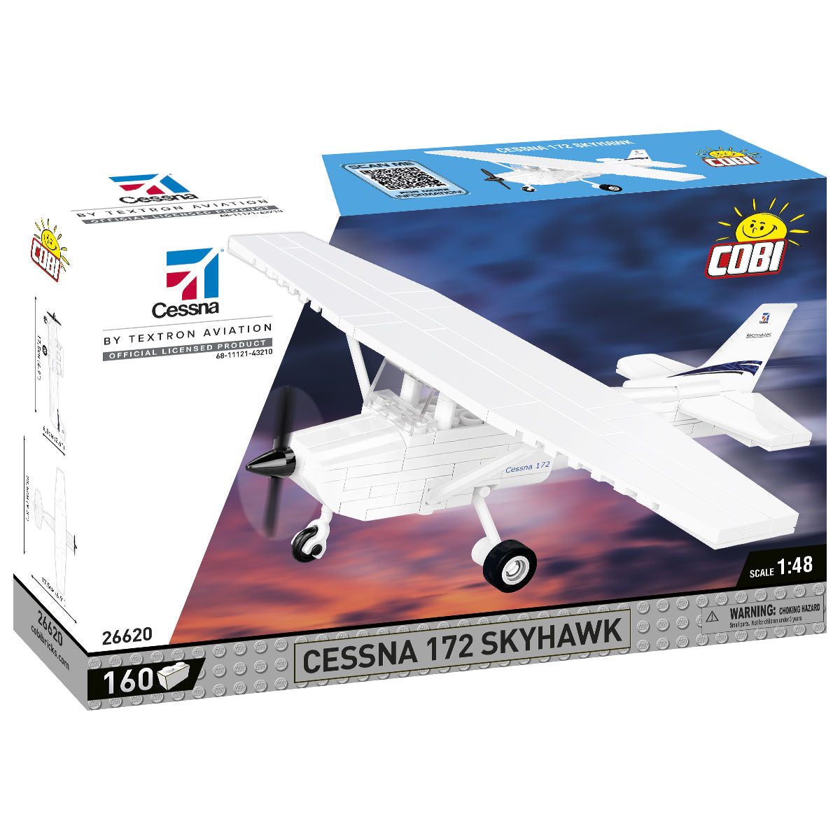 COBI Aereo Cessna 172 Skyhawk (bianco): Set #26620