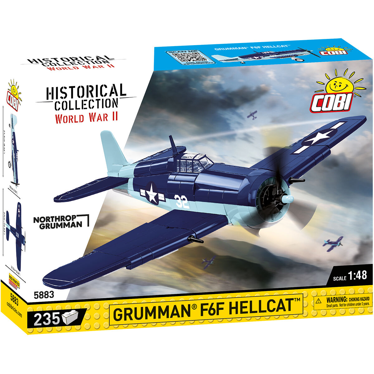 COBI Caza Grumman F6F Hellcat: SET #5883