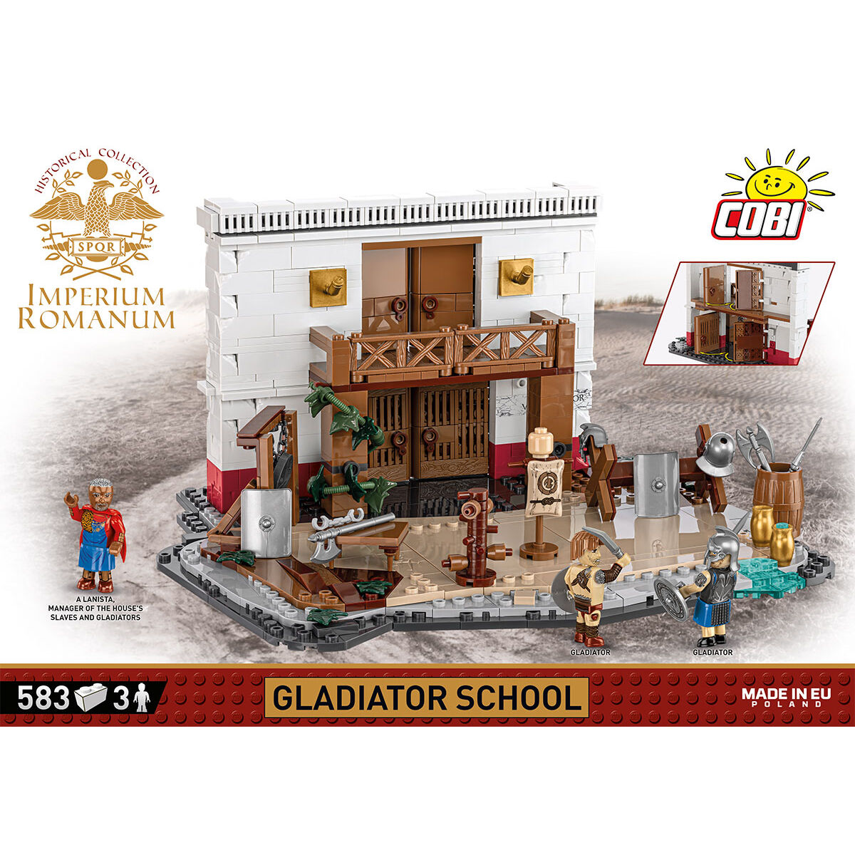COBI IMPERIUM ROMANUM Escuela de Gladiadores: Set #20070