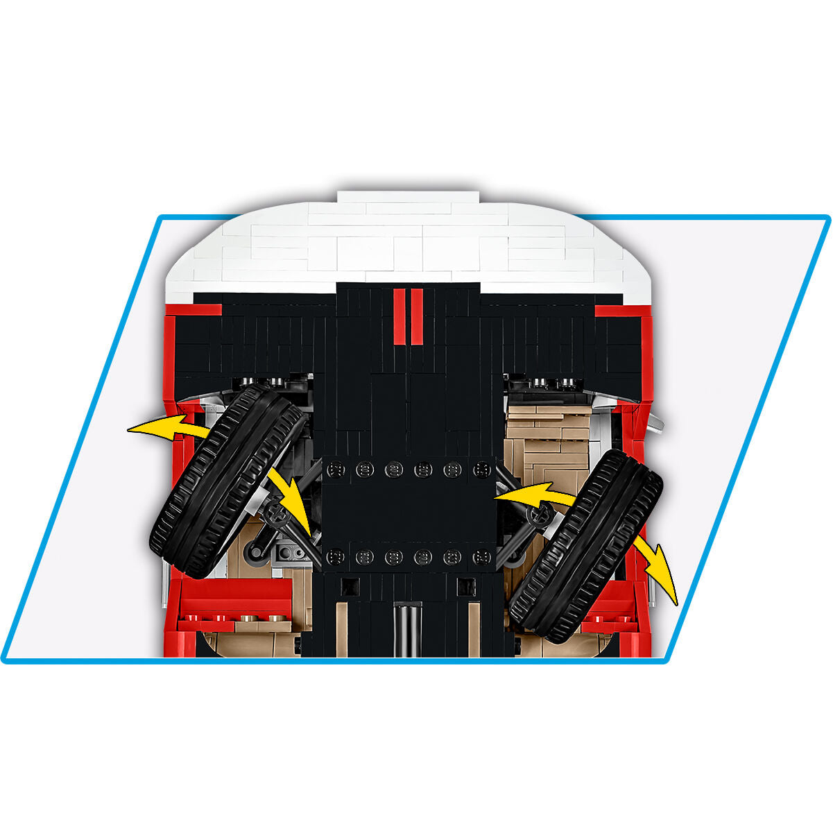 Volkswagen T2a Camper Van COBI EDICIÓN EJECUTIVA: Conjunto n.° 24361