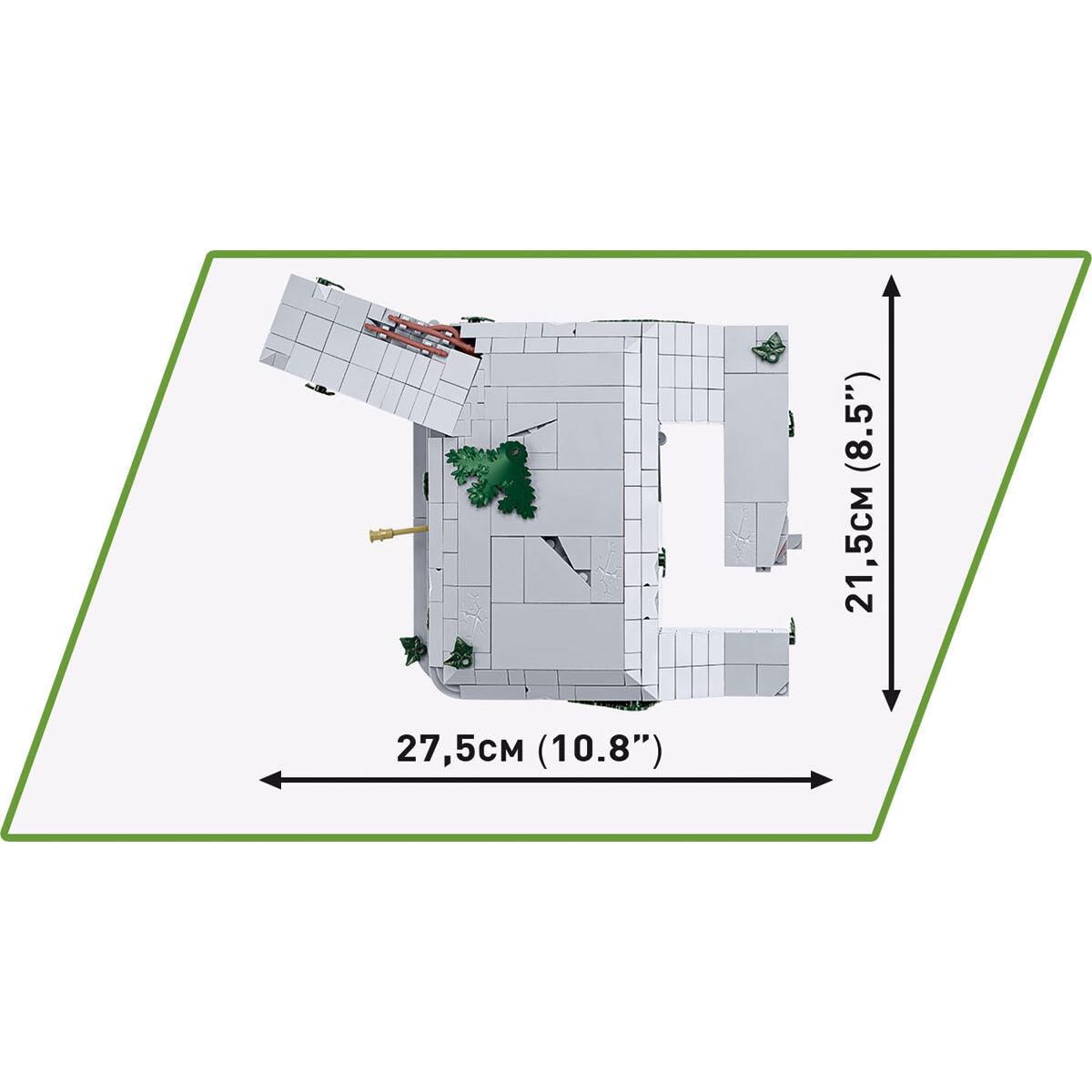 Búnker alemán COBI Regelbau 667: Set #3136