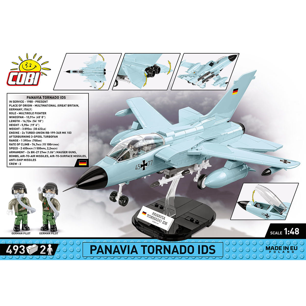 COBI Panavia Tornado IDS Combat Aircraft : Set #5853