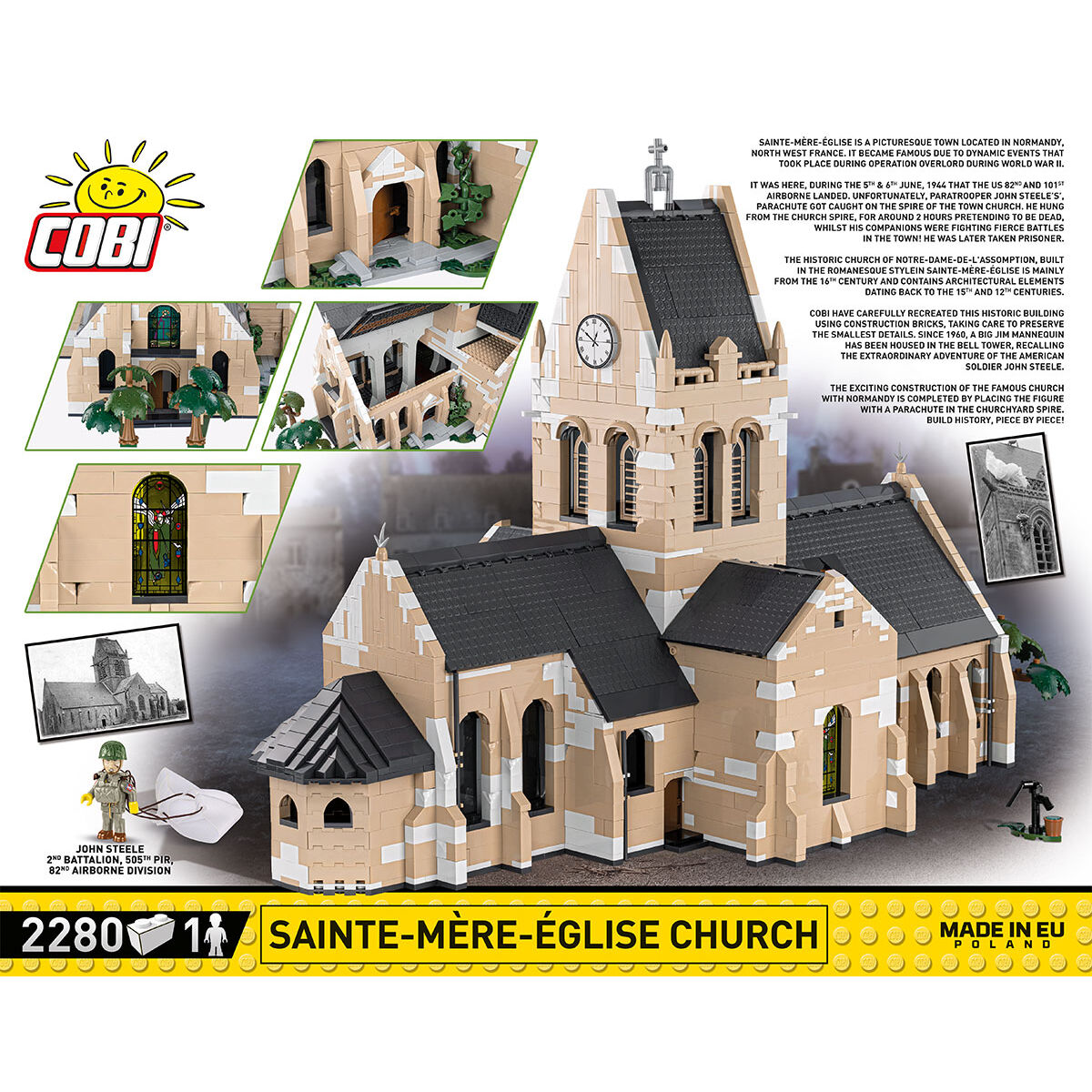 COBI Iglesia de Sainte-Mère-Église: SET #2299