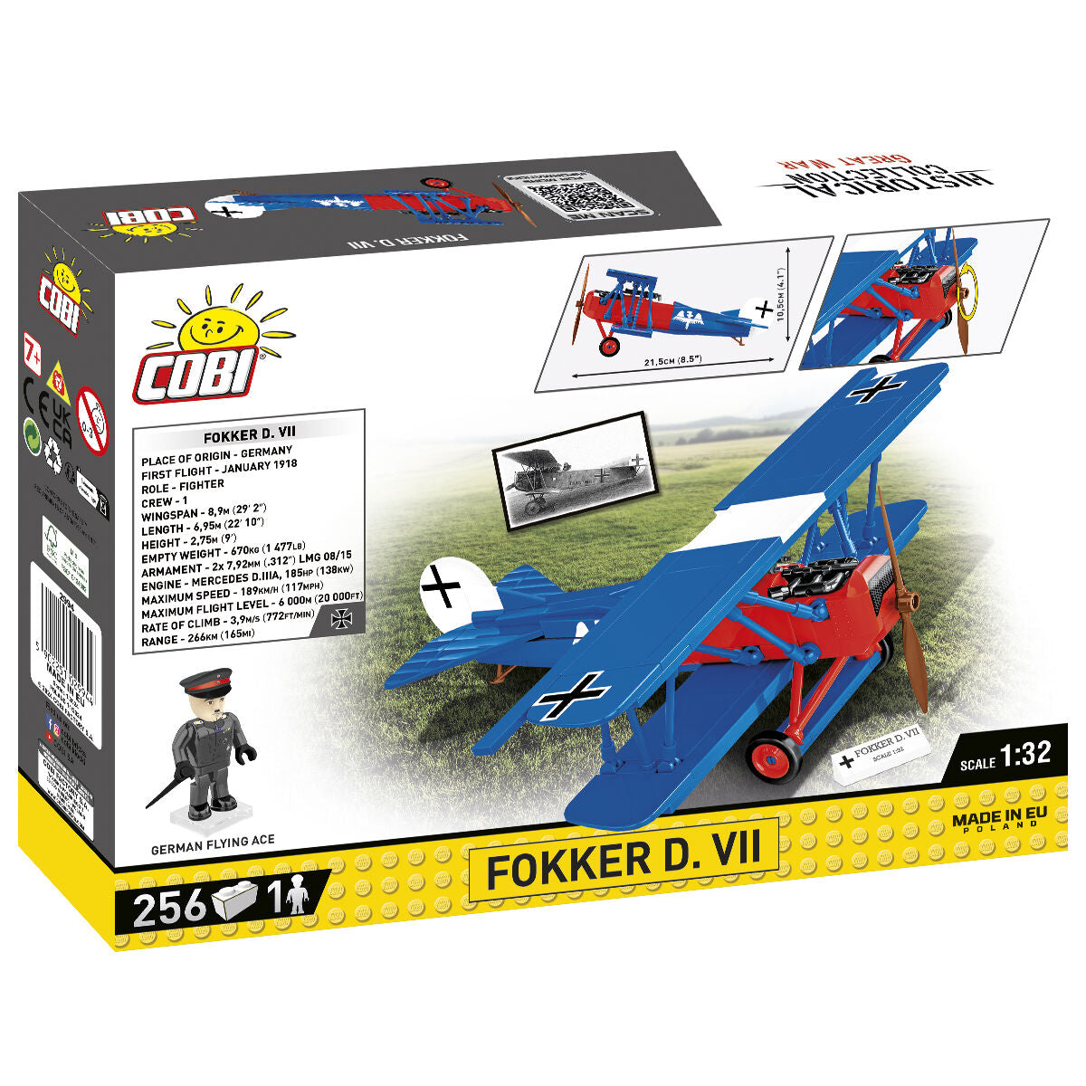 COBI Fokker D. VII Fighter: Set #2994