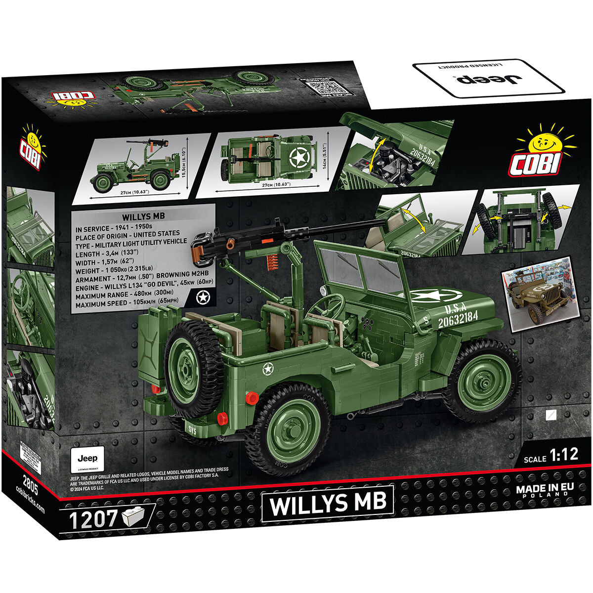 COBI JEEP Willys MB: Conjunto #2805