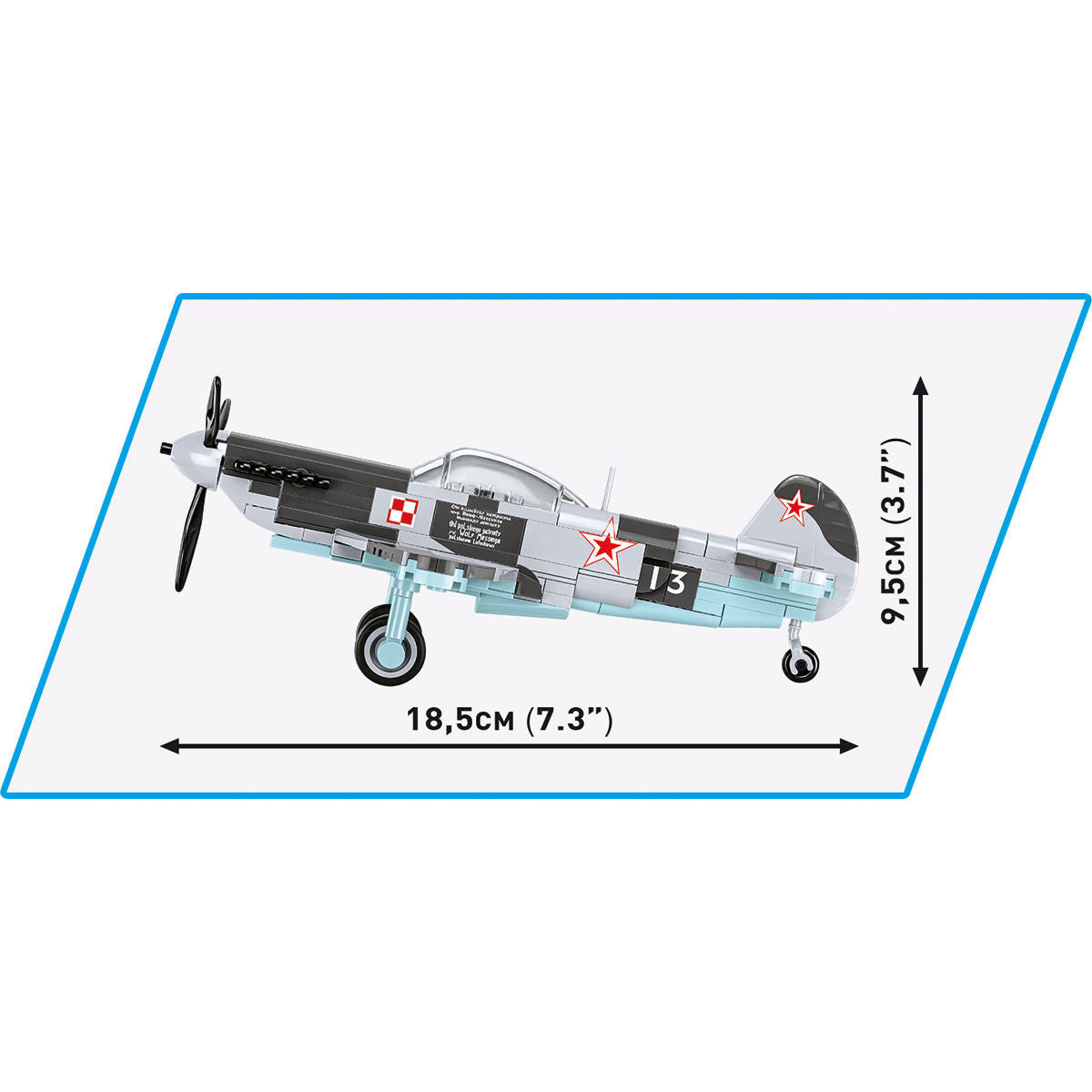 Aereo da caccia COBI Yakovlev YAK-1b: SET #5863
