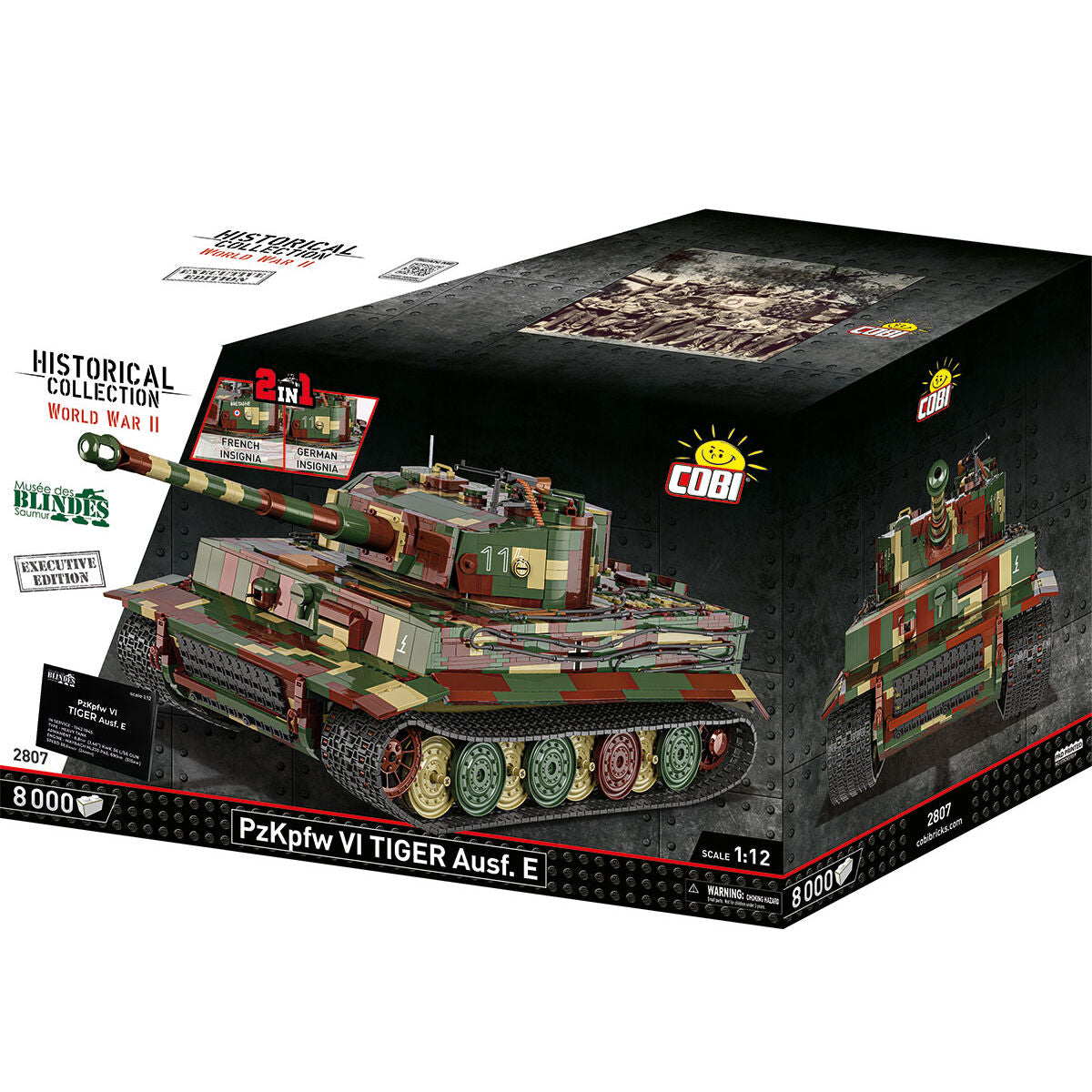COBI EXECUTIVE EDITION Carro armato PzKpfw VI Ausf. E: Set #2807