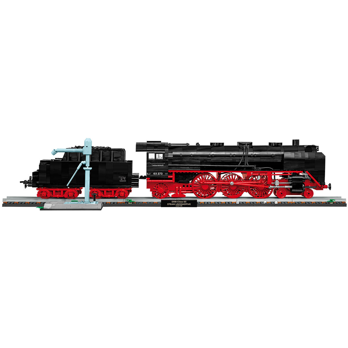 Locomotora de vapor COBI EDICIÓN EJECUTIVA DR BR 03 Tren y grúa acuática: Set n.° 6286