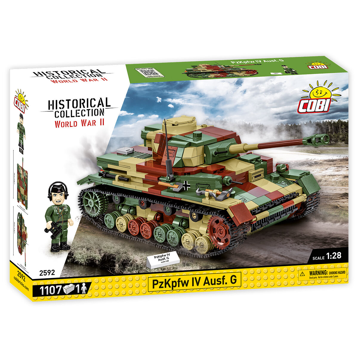Carro armato PanzerKampfWagen IV Ausf. G COBI: SET #2592