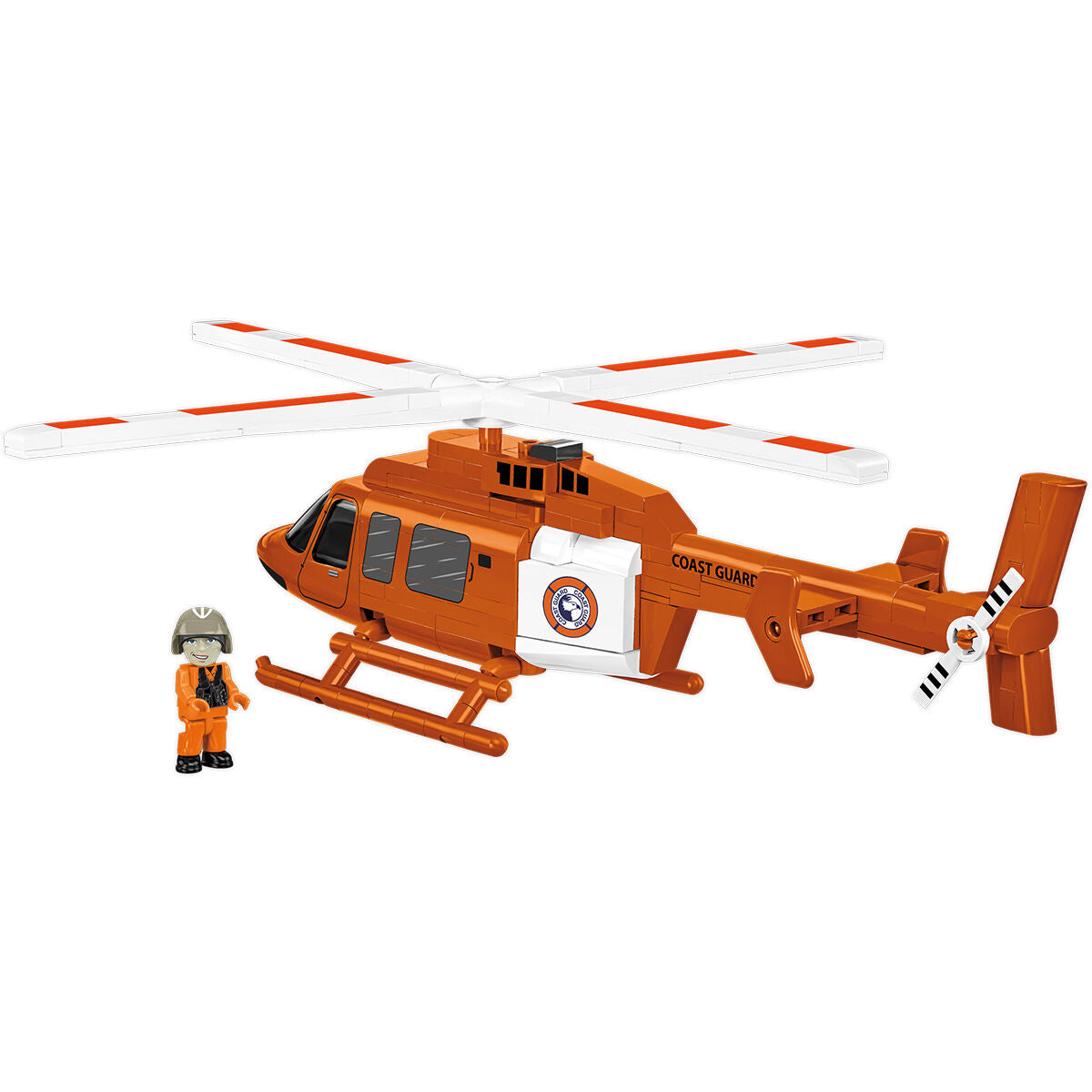 COBI Bell 407 Coast Guard Helicopter: Set #26627
