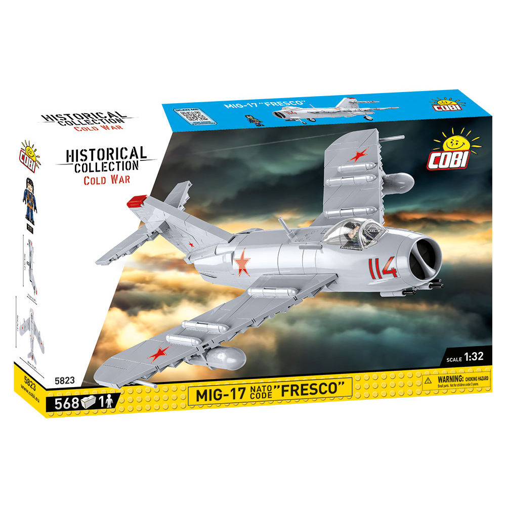 Avión a reacción COBI MIG-17, código OTAN «Fresco»: SET #5823
