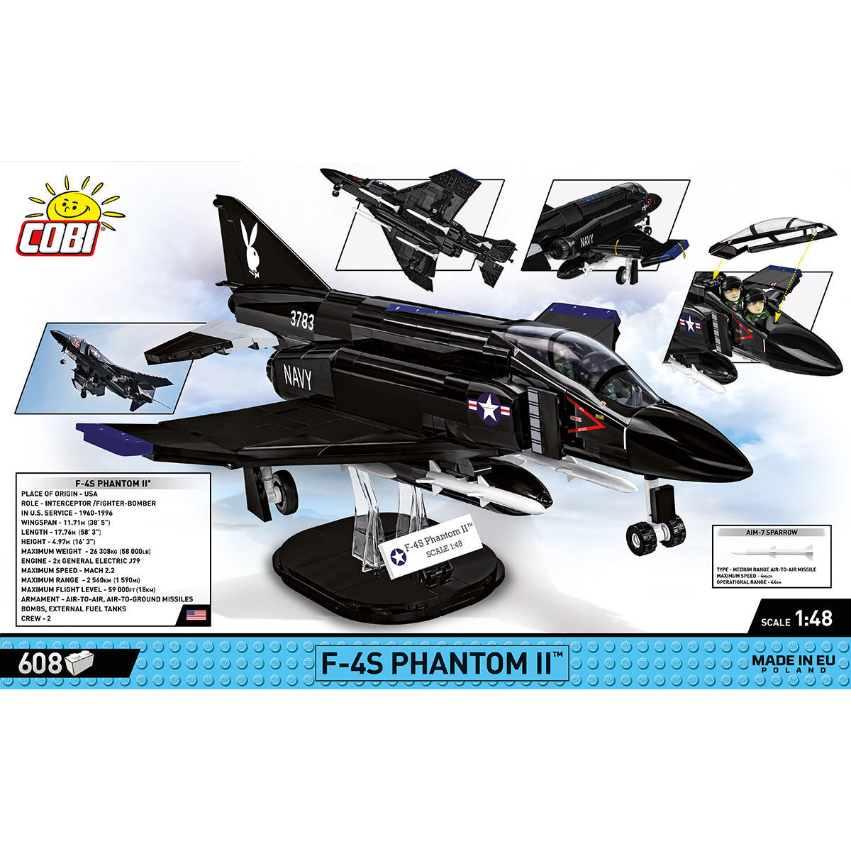Caza a reacción COBI F-4S Phantom II: Juego n.º 5899