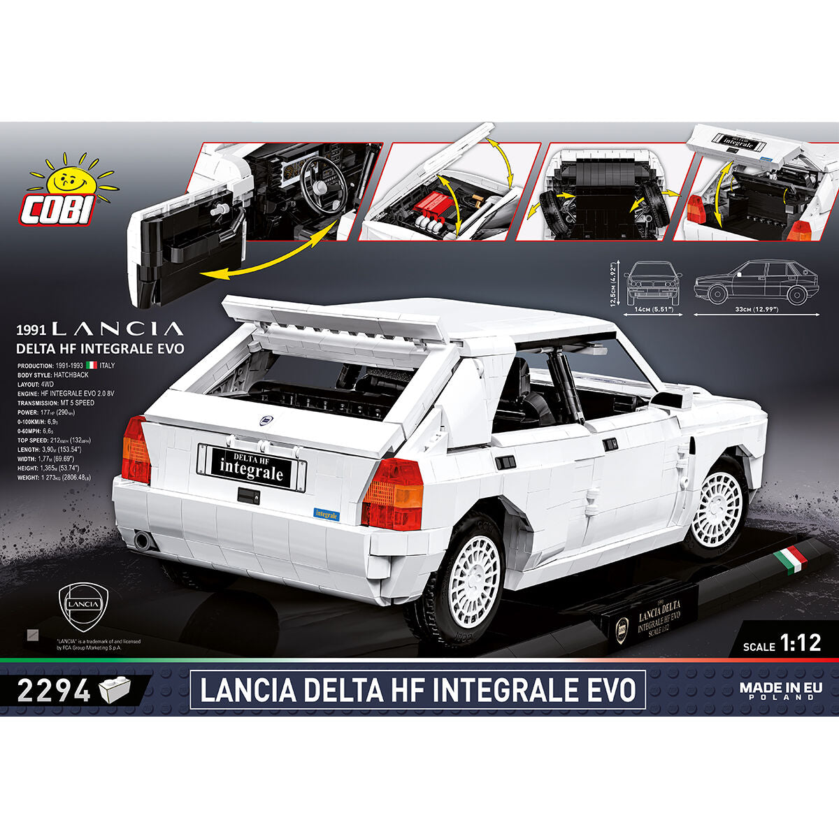 COBI Lancia Delta HF Integrale EVO Coche: Set #24356