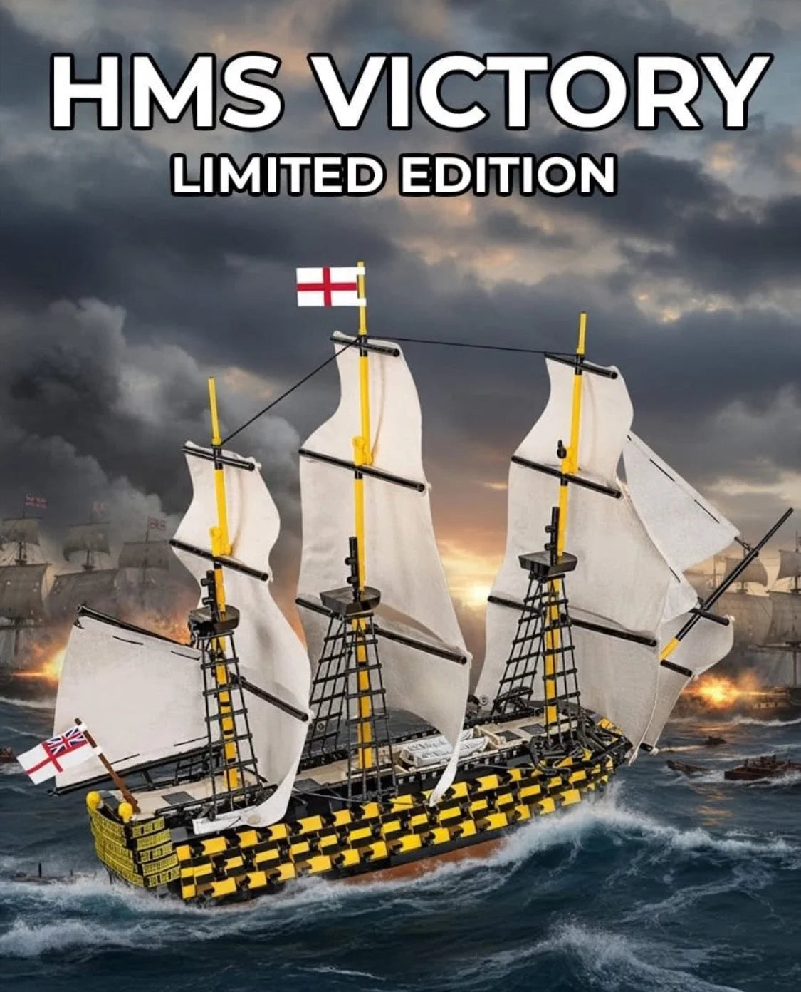 EDICIÓN LIMITADA COBI HMS Victory: Set n.° 20095