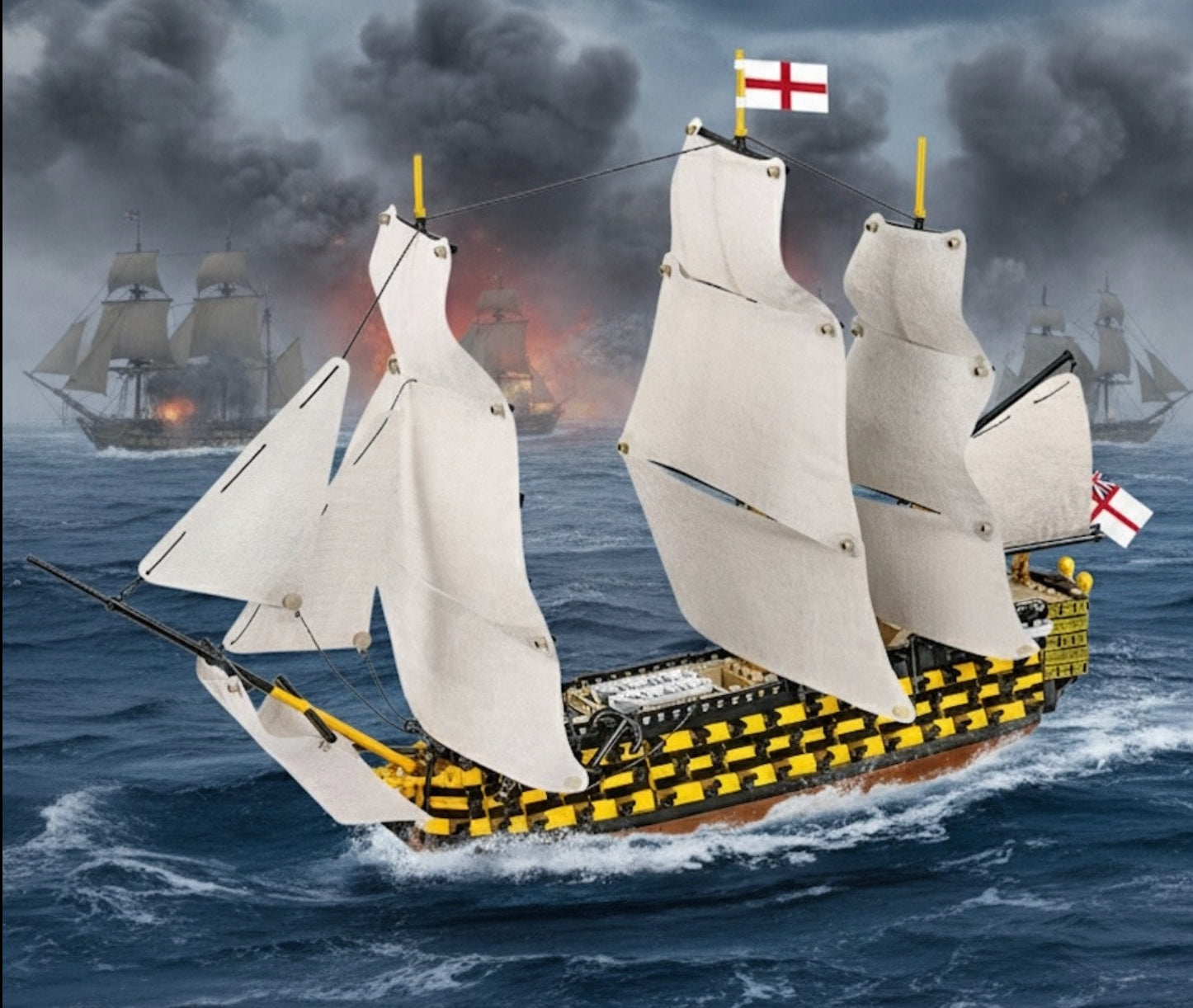 EDICIÓN LIMITADA COBI HMS Victory: Set n.° 20095