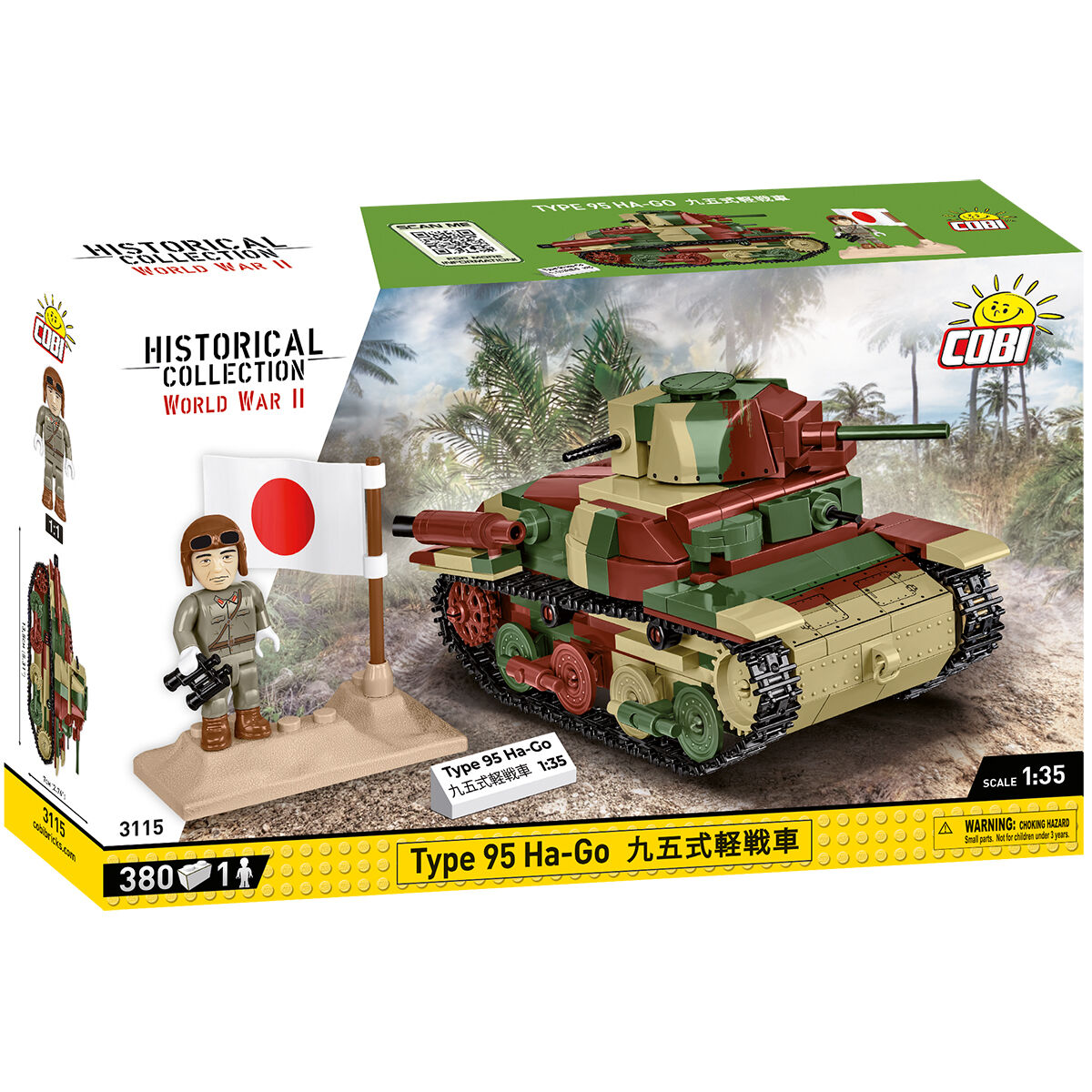 COBI Type 95 Ha-Go Tank: Set #3115 – COBI Official Store
