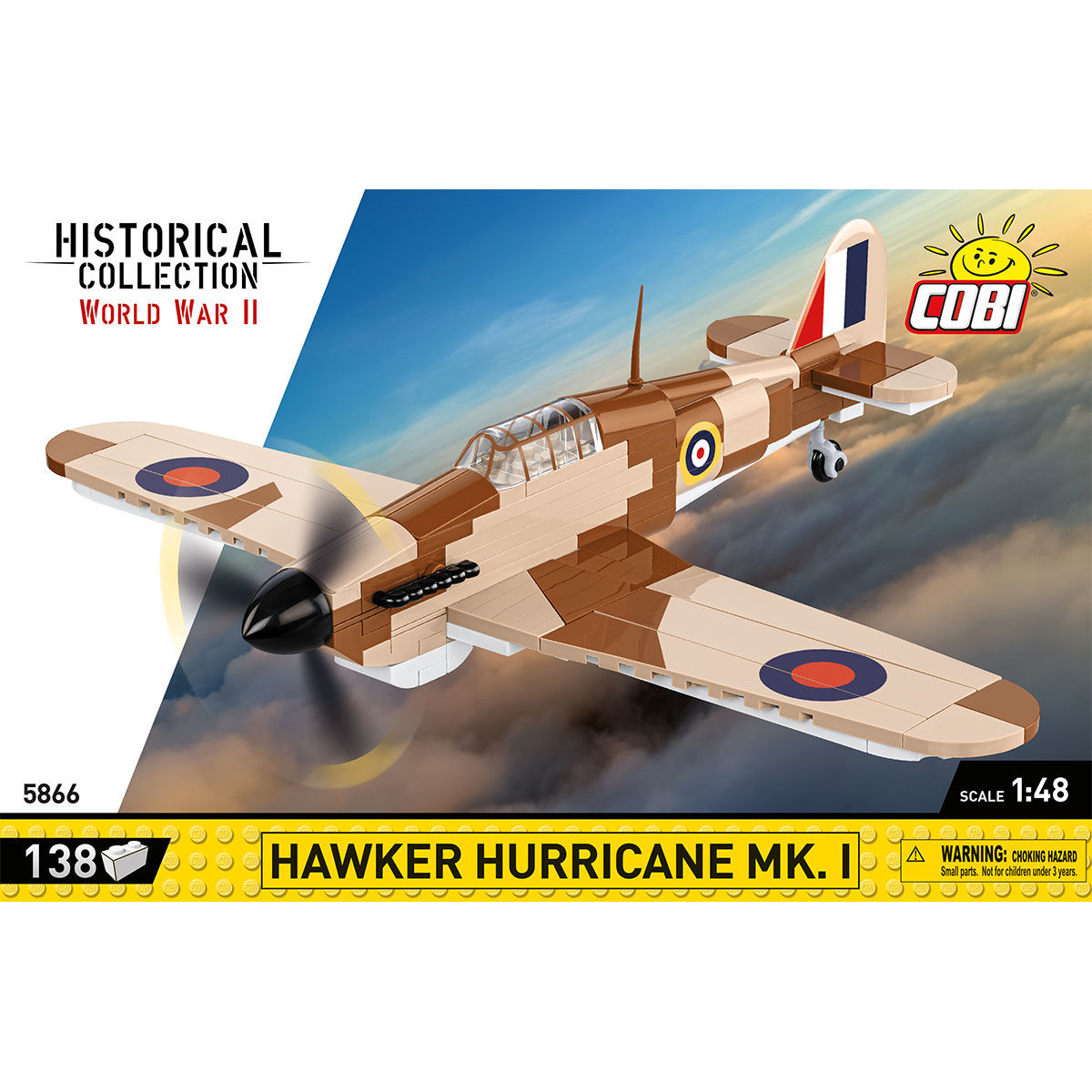 Caza COBI Hawker Hurricane MK. I escala 1:48: Set n.° 5866
