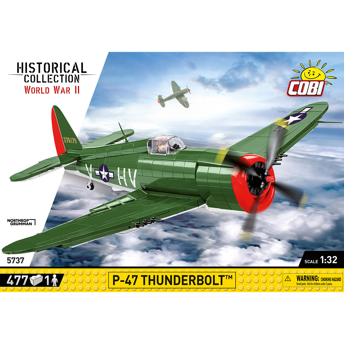 COBI P-47 Thunderbolt Plane: Set #5737