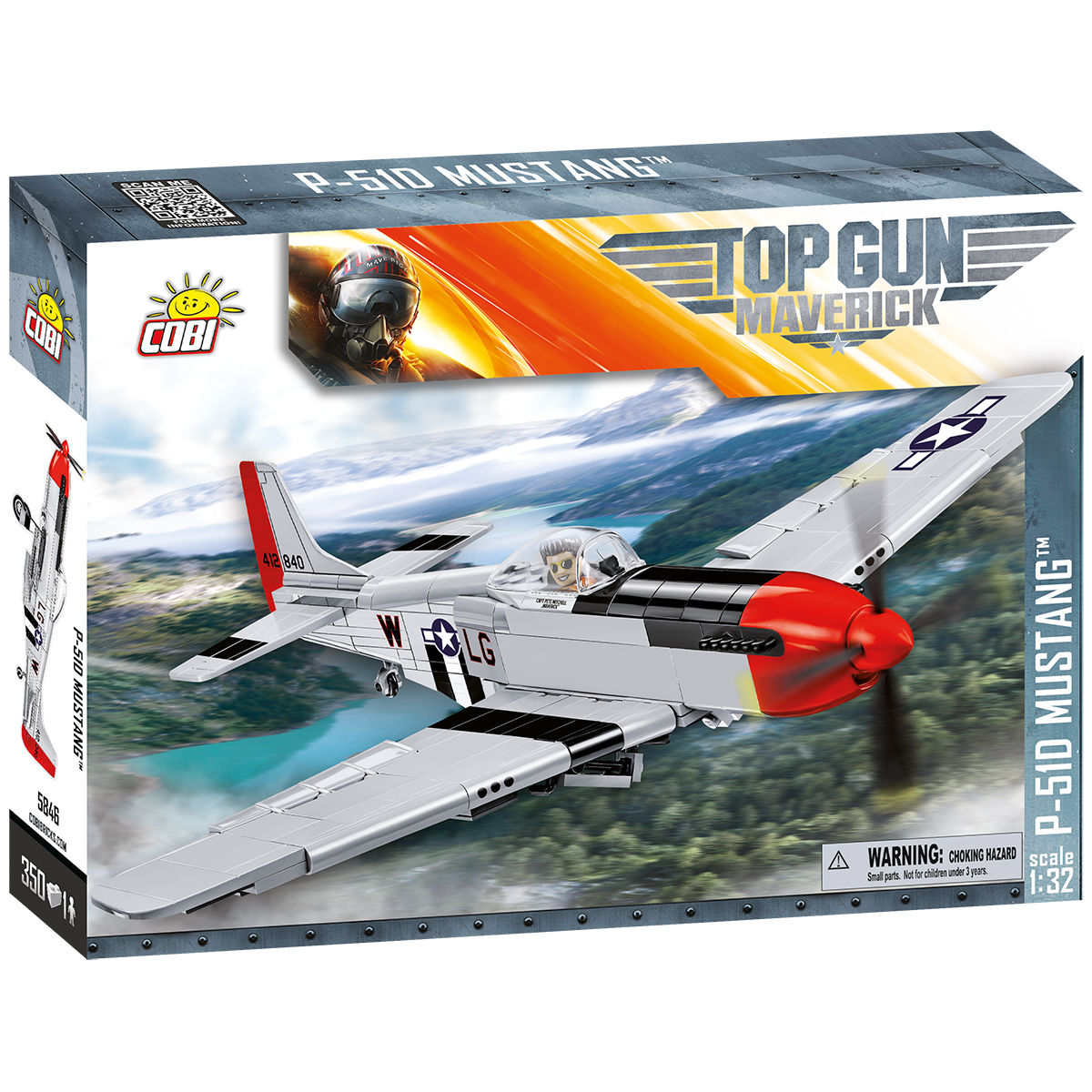 COBI TOP GUN P-51D Mustang Fighter, Version 2: Set #5846