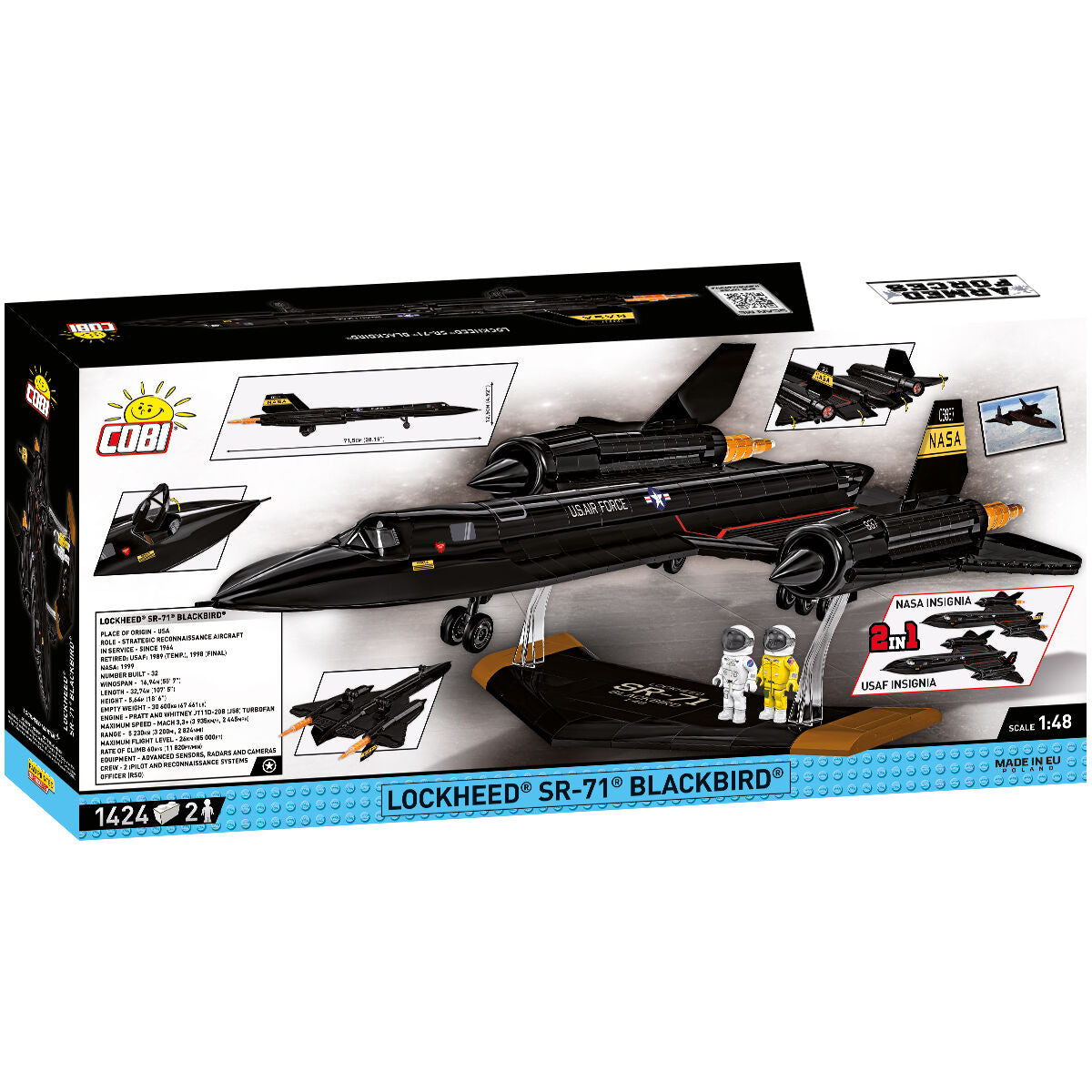 EDICIÓN EJECUTIVA COBI Lockheed SR-71 Blackbird: Set n.° 5890