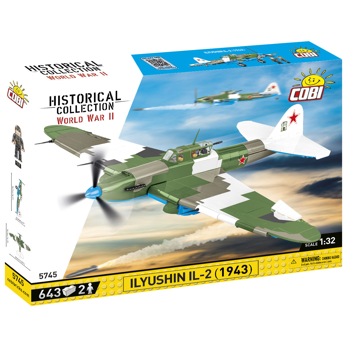COBI Ilyushin IL-2 (1943): Set #5745 – COBI Official Store