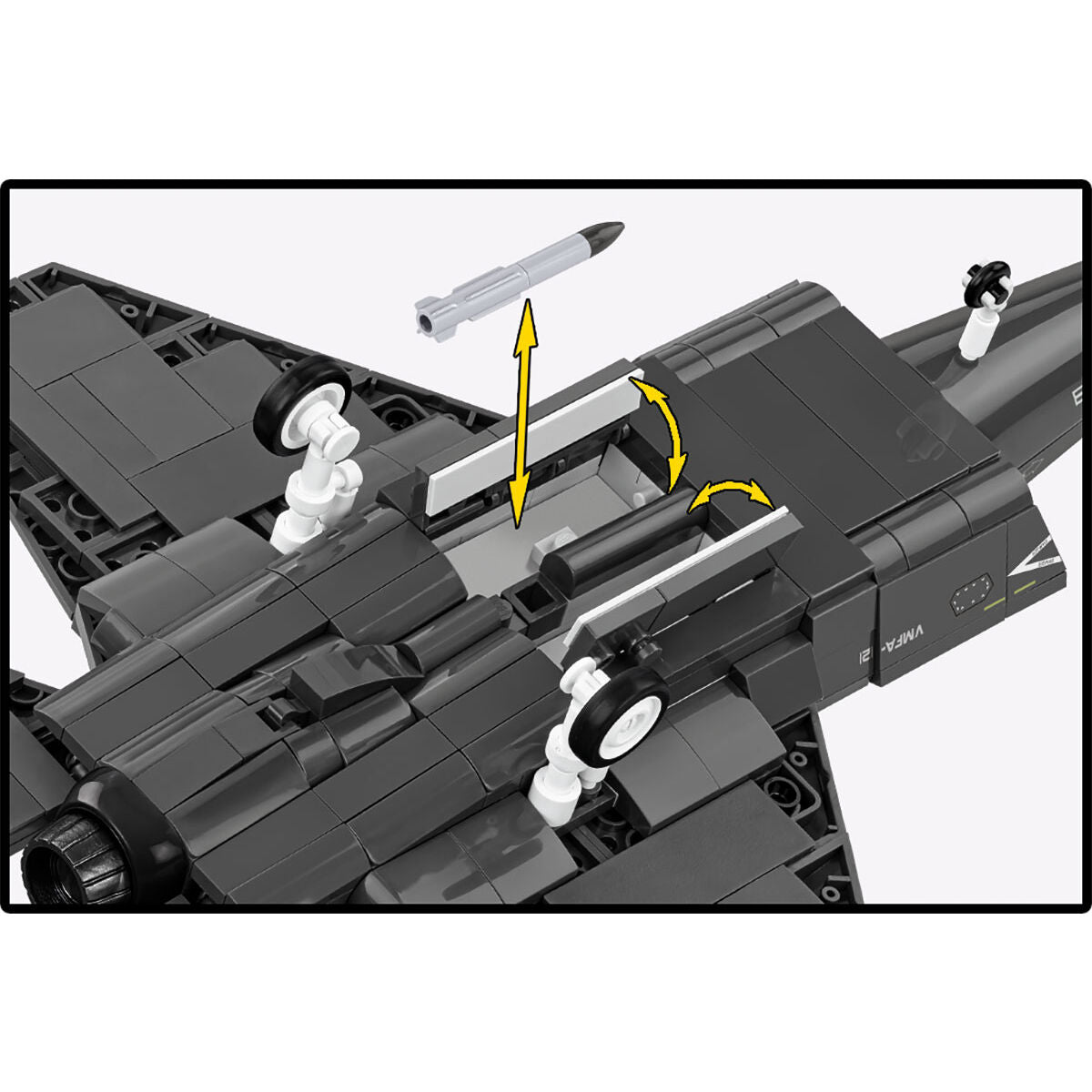 Avión de combate COBI F-35B Lightning II del Cuerpo de Marines: Conjunto n.° 5912