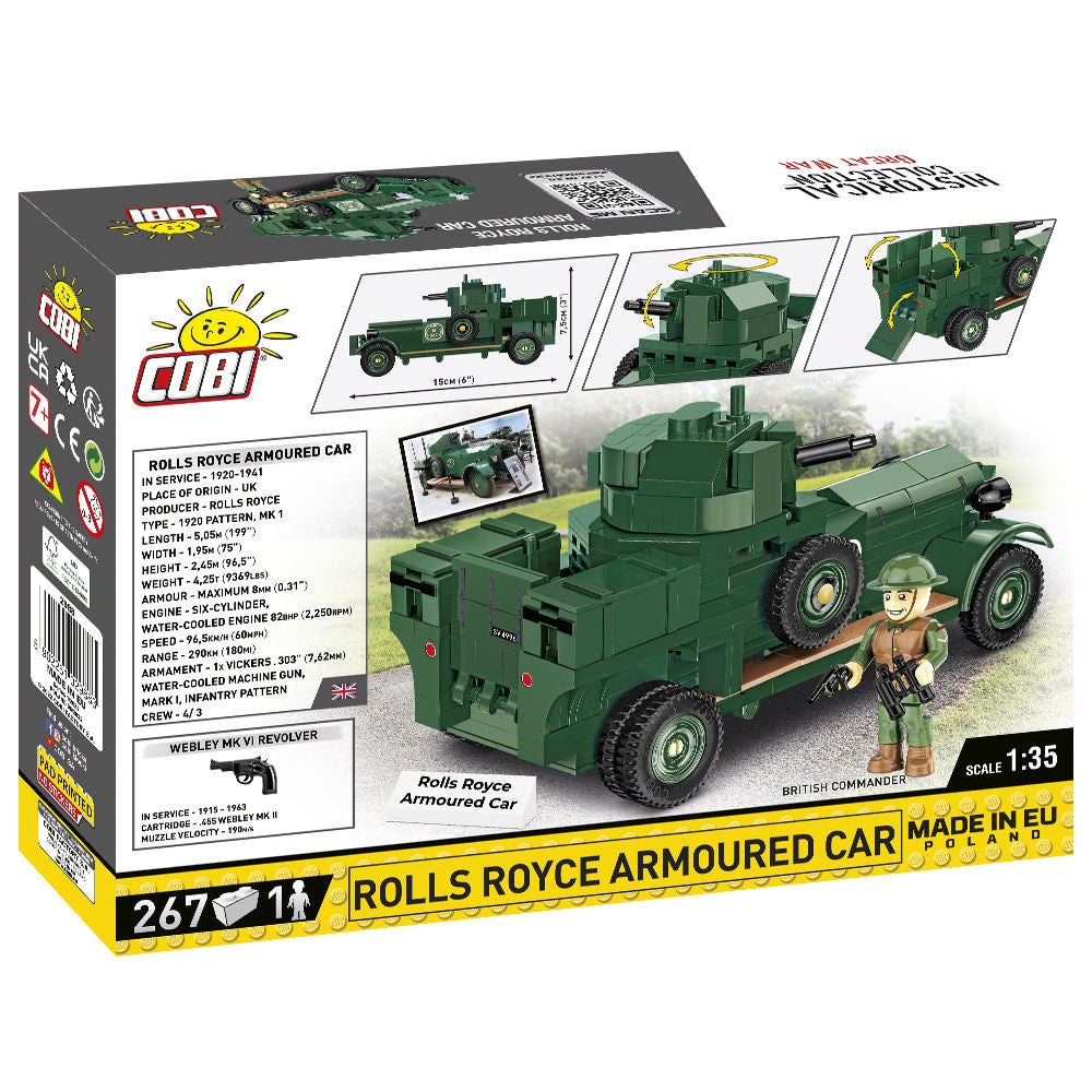 COBI Rolls Royce Armoured (Armored) Car: Set #2988
