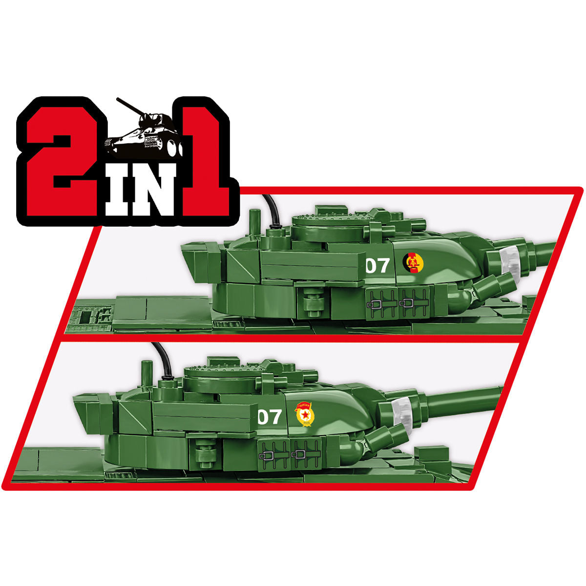 COBI T-72 (East Germany/Soviet) Tank : Set #2625