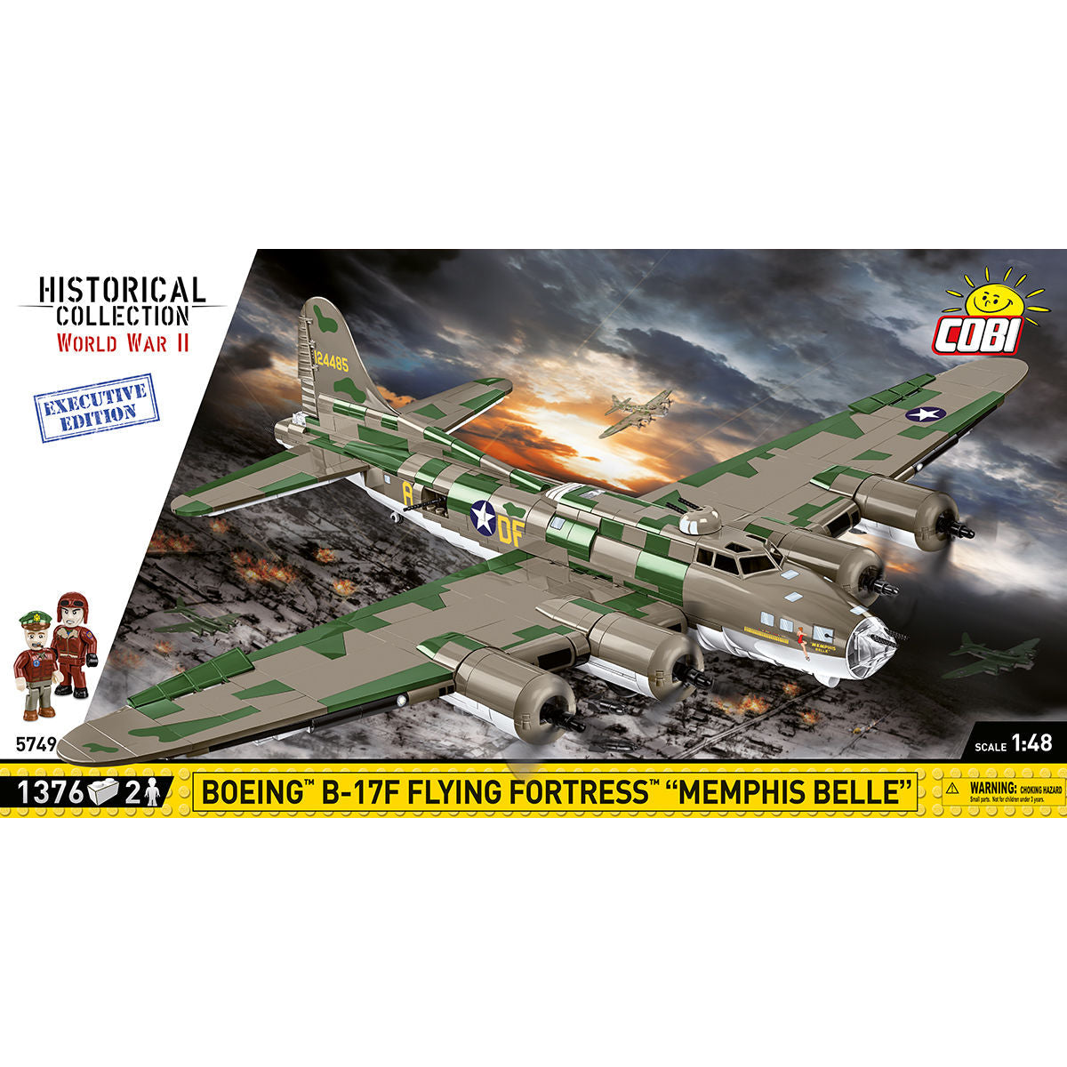 EDICIÓN EJECUTIVA COBI Boeing B-17F Flying Fortress «Memphis Belle»: SET #5749