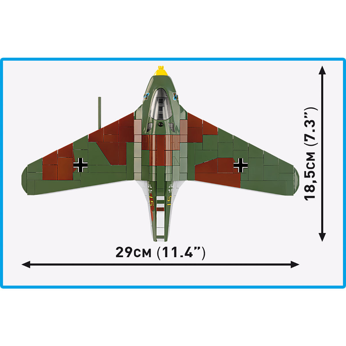 Caza a reacción COBI Messerschmitt Me 163B Komet: Serie n.° 5766