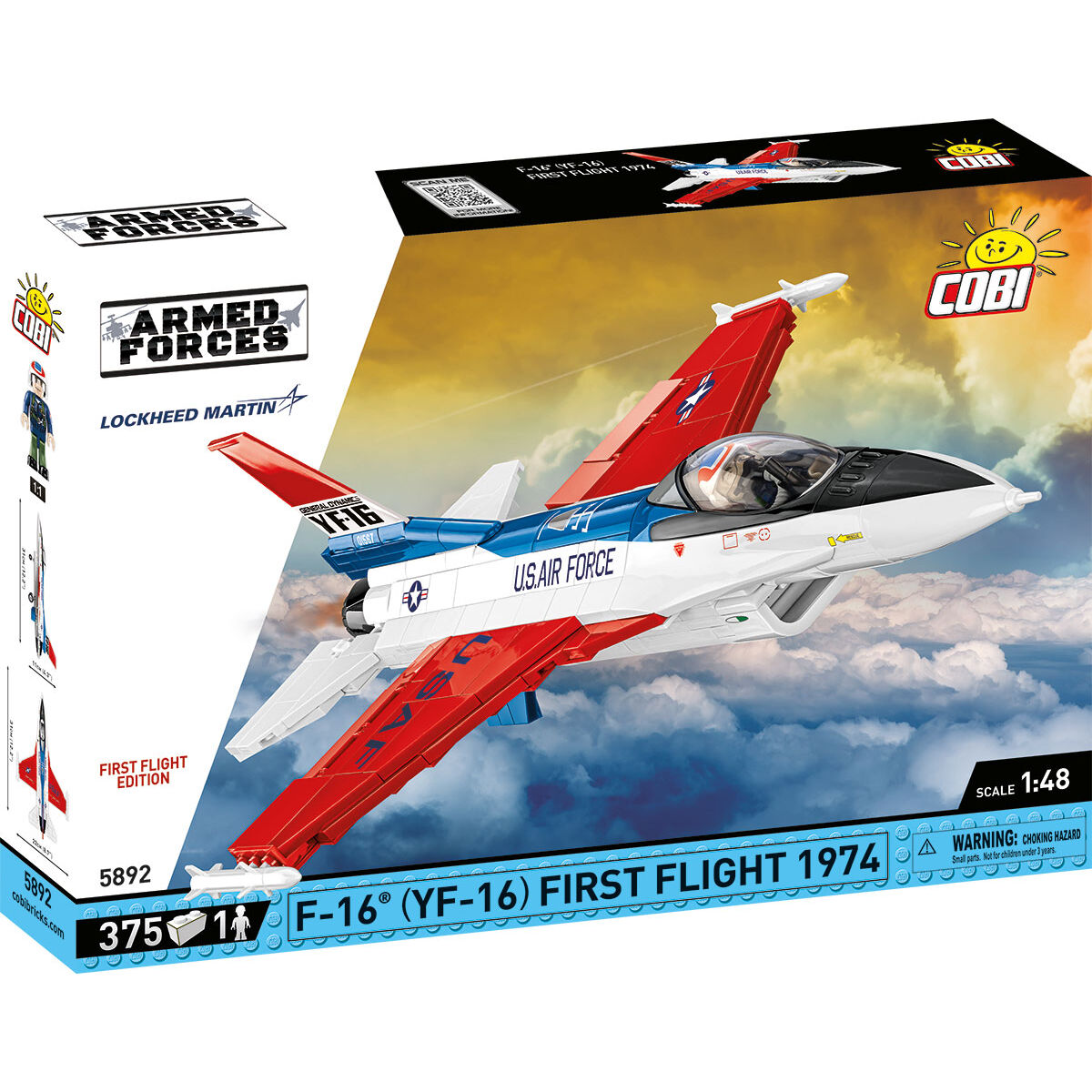 COBI F-16 (YF-16) First Flight Edition 1974 Fighter : Set #5892