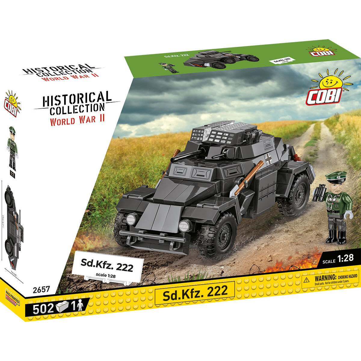 Veicolo corazzato Sd.Kfz. 222 COBI: SET #2657