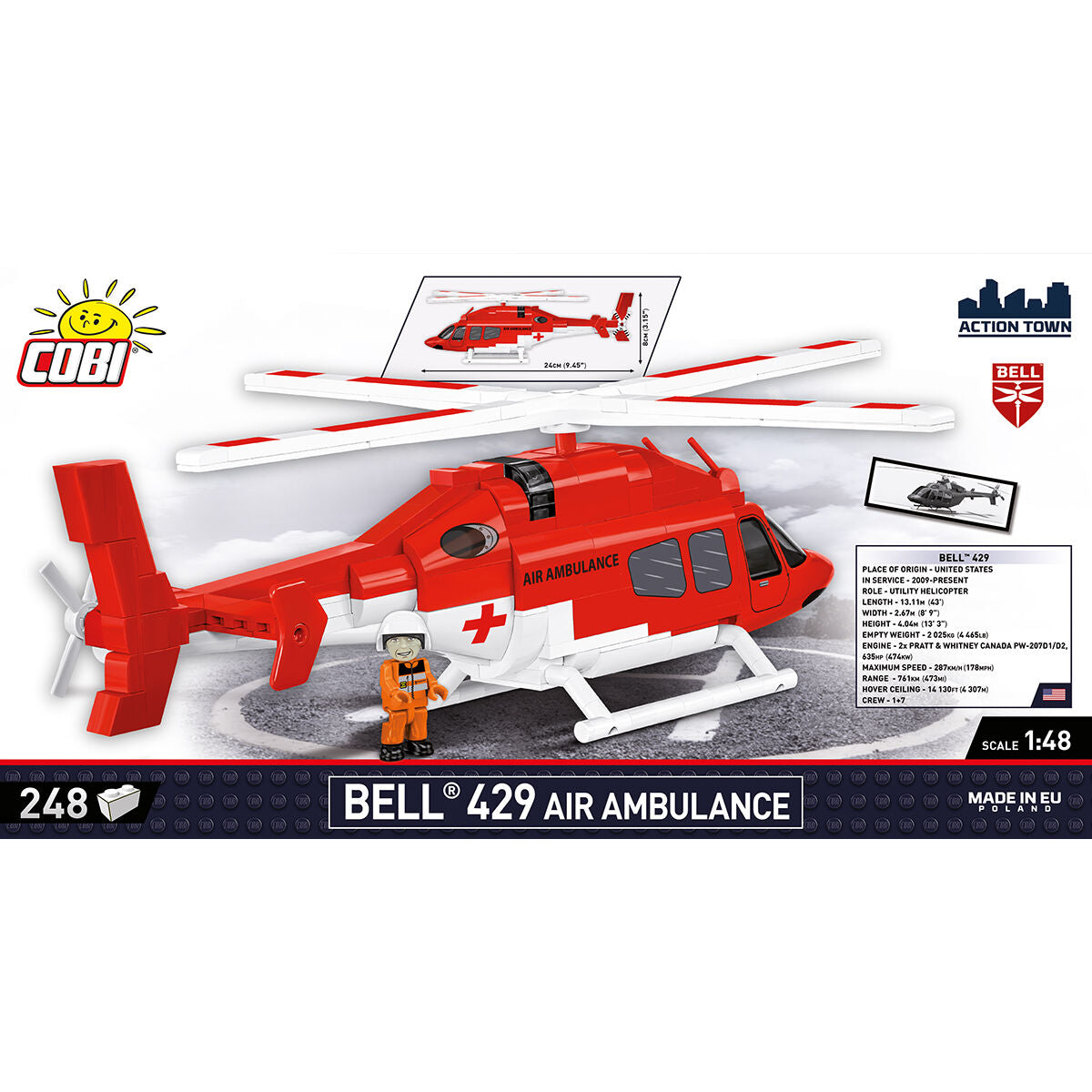 Helicóptero ambulancia aérea COBI Bell 429: Conjunto n.° 26629