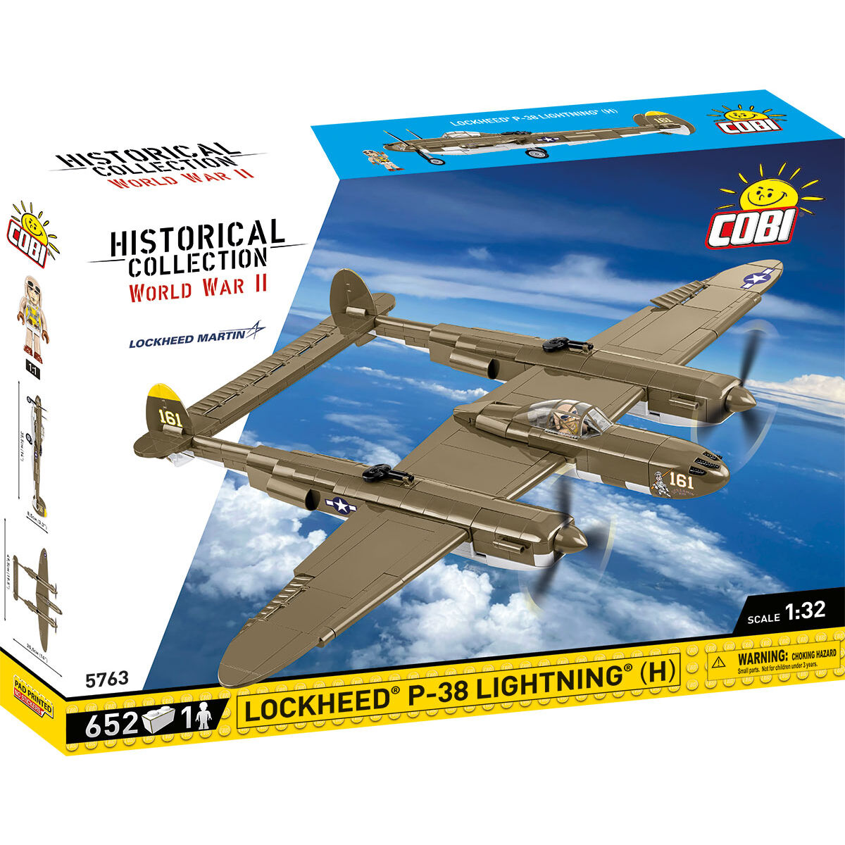 COBI Lockheed P-38 Lightning (H) Fighter : Set #5763 – COBI