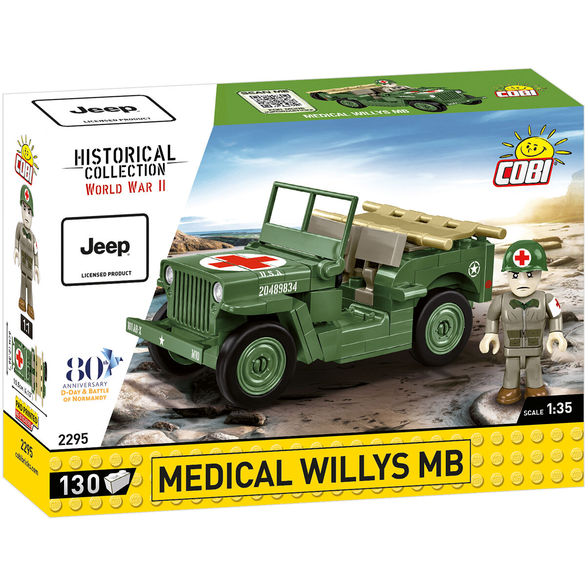 Veicolo COBI JEEP Medical MB: SET #2295