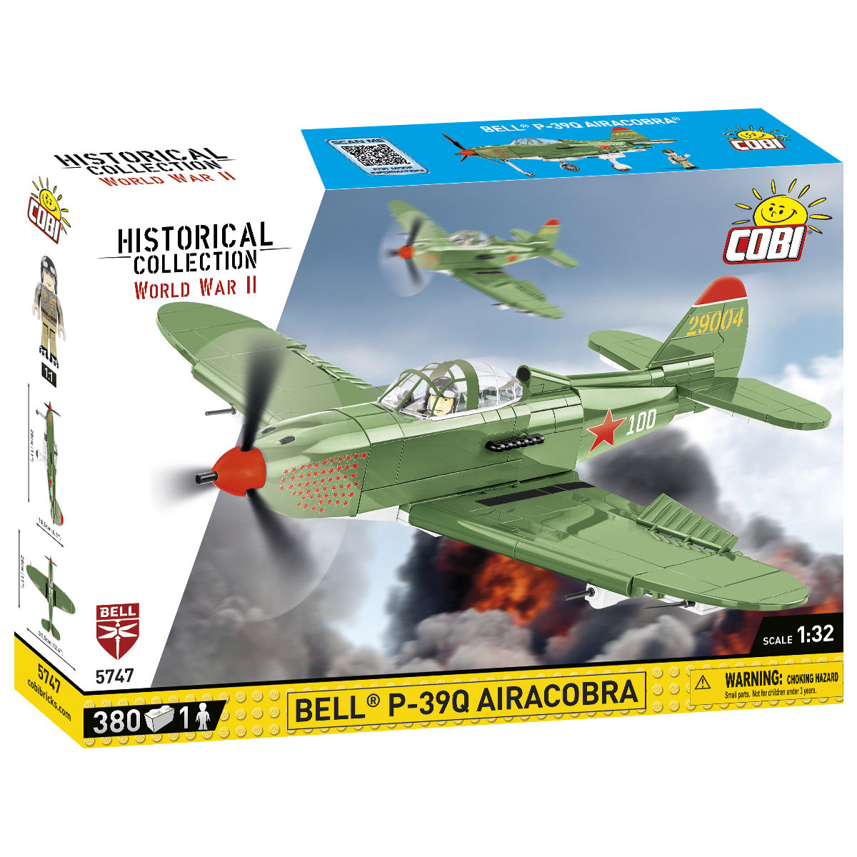 Avion de chasse COBI Bell P-39Q Airacobra : SET #5747