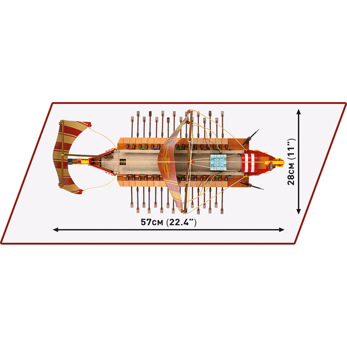 Buque de guerra romano COBI IMPERIUM ROMANUM: Set #20071