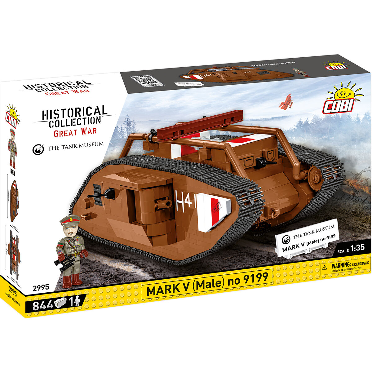 COBI Carro Mark V (Male) n. C.9199: Set #2995