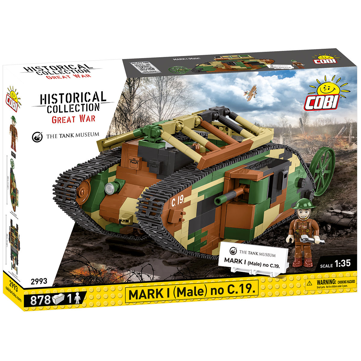Tanque COBI Mark I (Male), n.º C.19: SET #2993